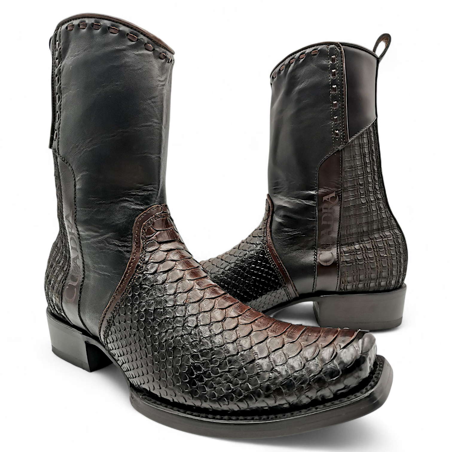 BOTA VAQUERA EN PIEL GENUINA DE PYTHON PARA CABALLERO (MSN)