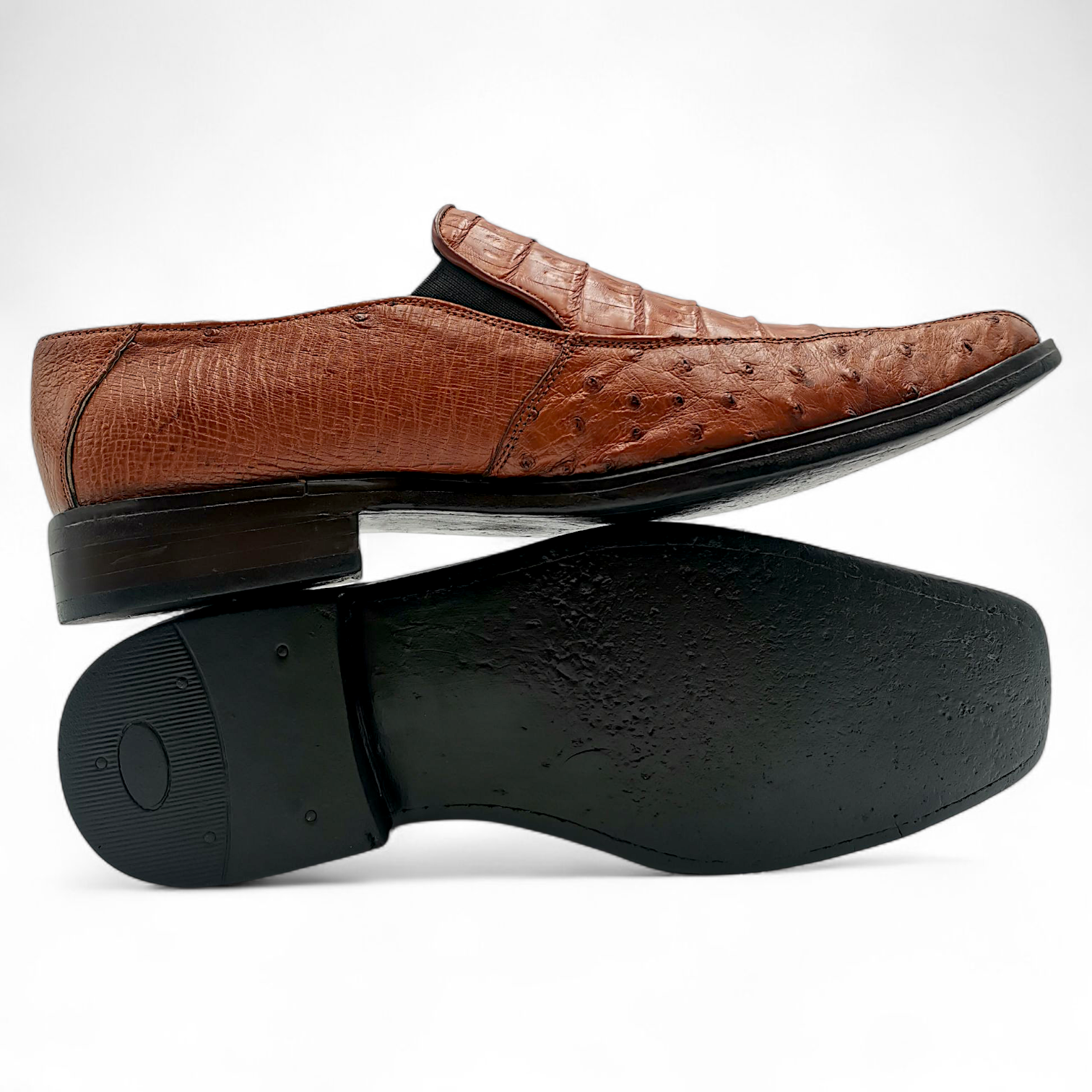 ZAPATO EN PIEL GENUINA DE COCODRILO PARA CABALLERO (MSN)