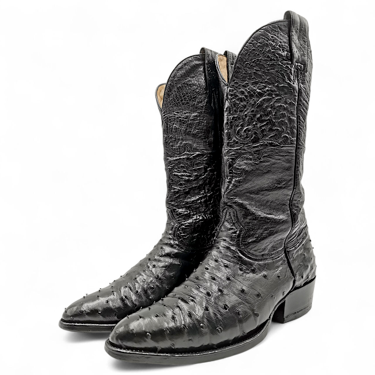 BOTA VAQUERA EN PIEL GENUINA DE AVESTRUZ PARA CABALLERO (MSN)
