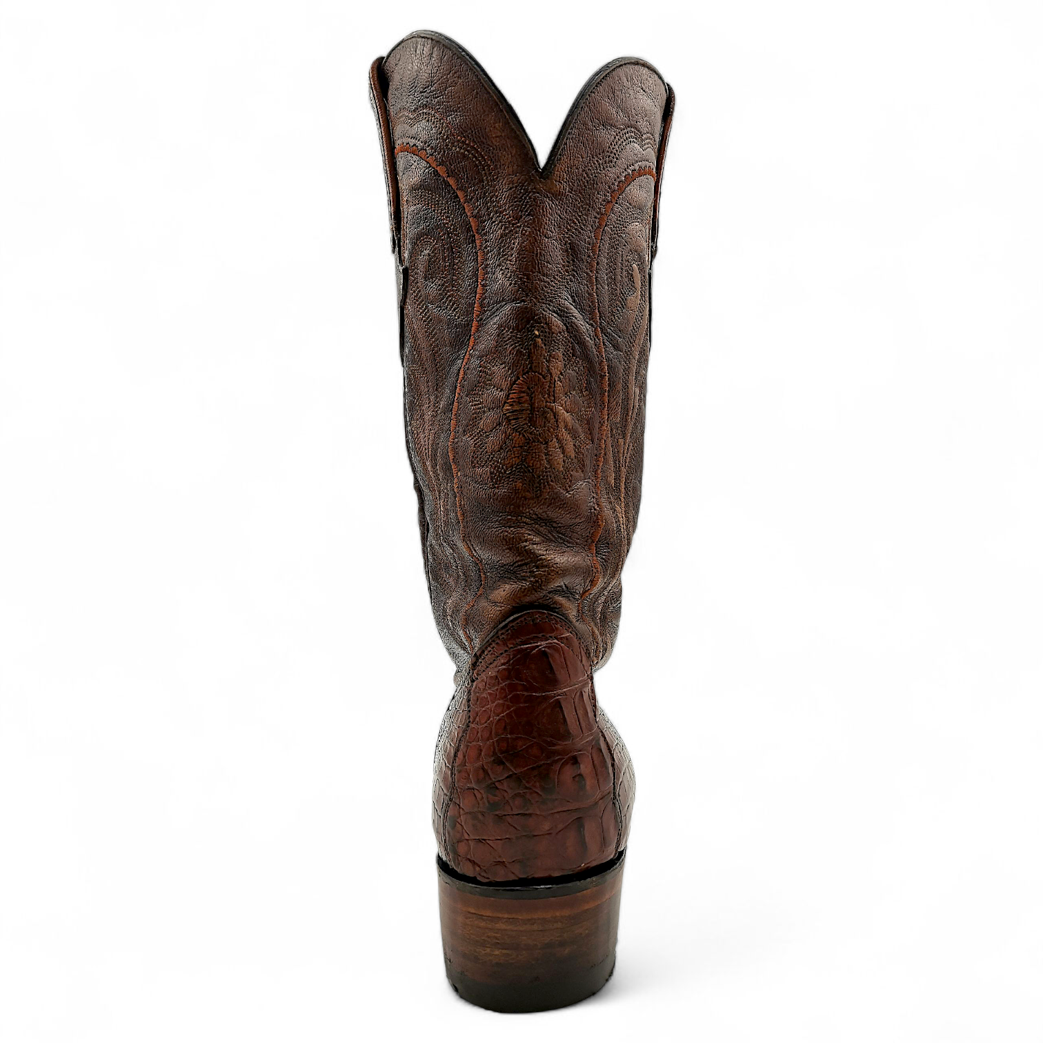BOTA VAQUERA EN PIEL GENUINA DE COCODRILO PARA CABALLERO (MSN)
