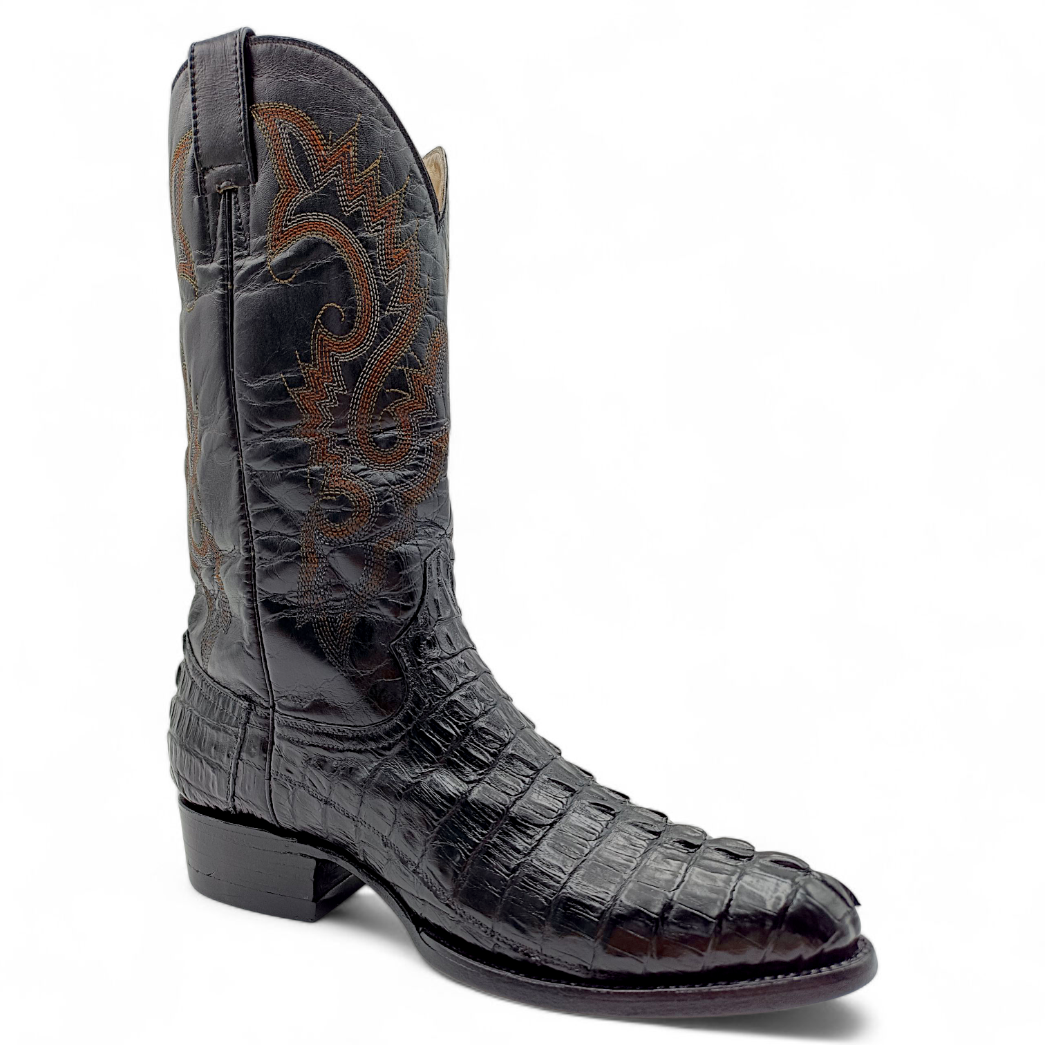 BOTA VAQUERA EN PIEL GENUINA DE COCODRILO PARA CABALLERO (MSN)