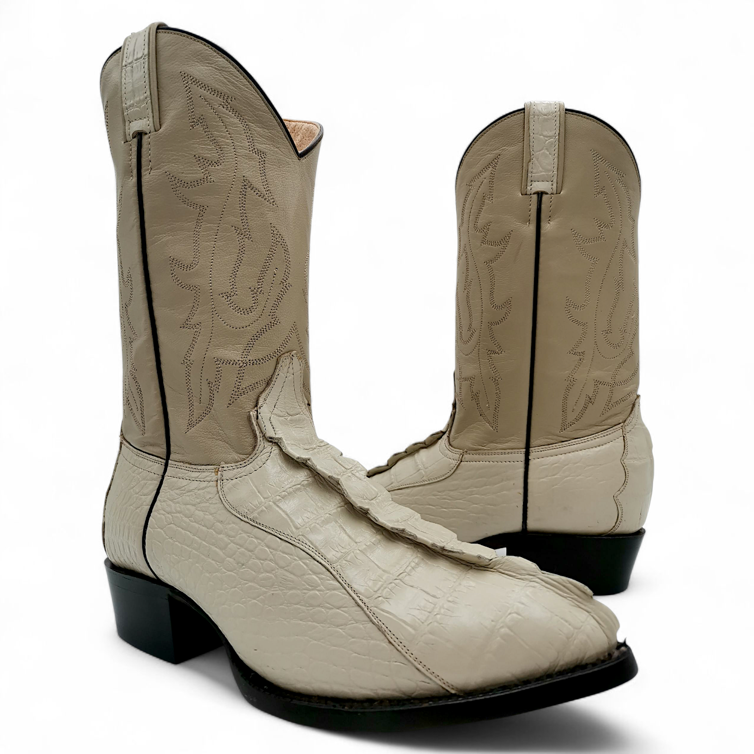BOTA VAQUERA EN PIEL IMITACIÓN DE COCODRILO PARA CABALLERO (M)