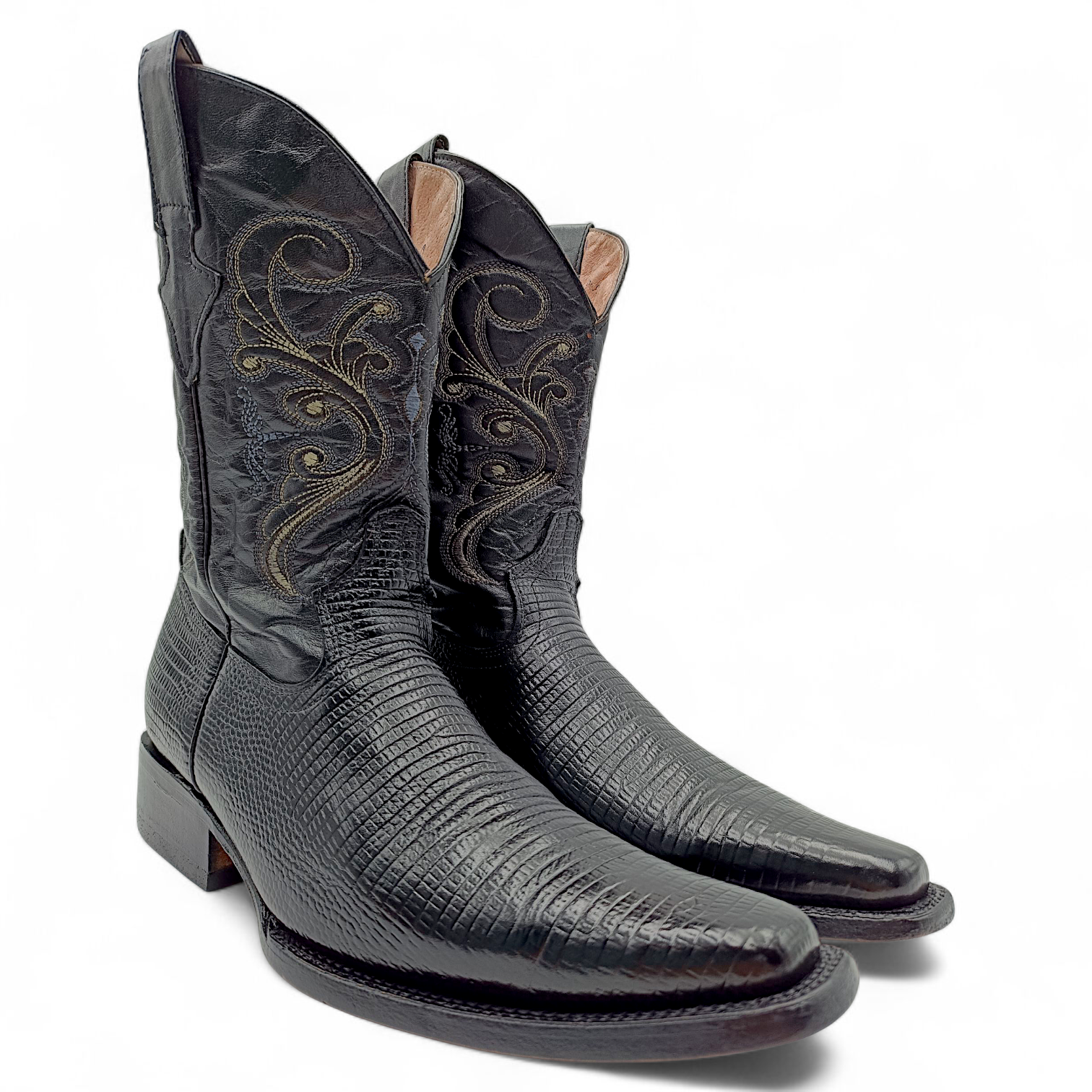 BOTA VAQUERA EN PIEL IMITACIÓN DE LIZARD PARA CABALLERO (MSN)