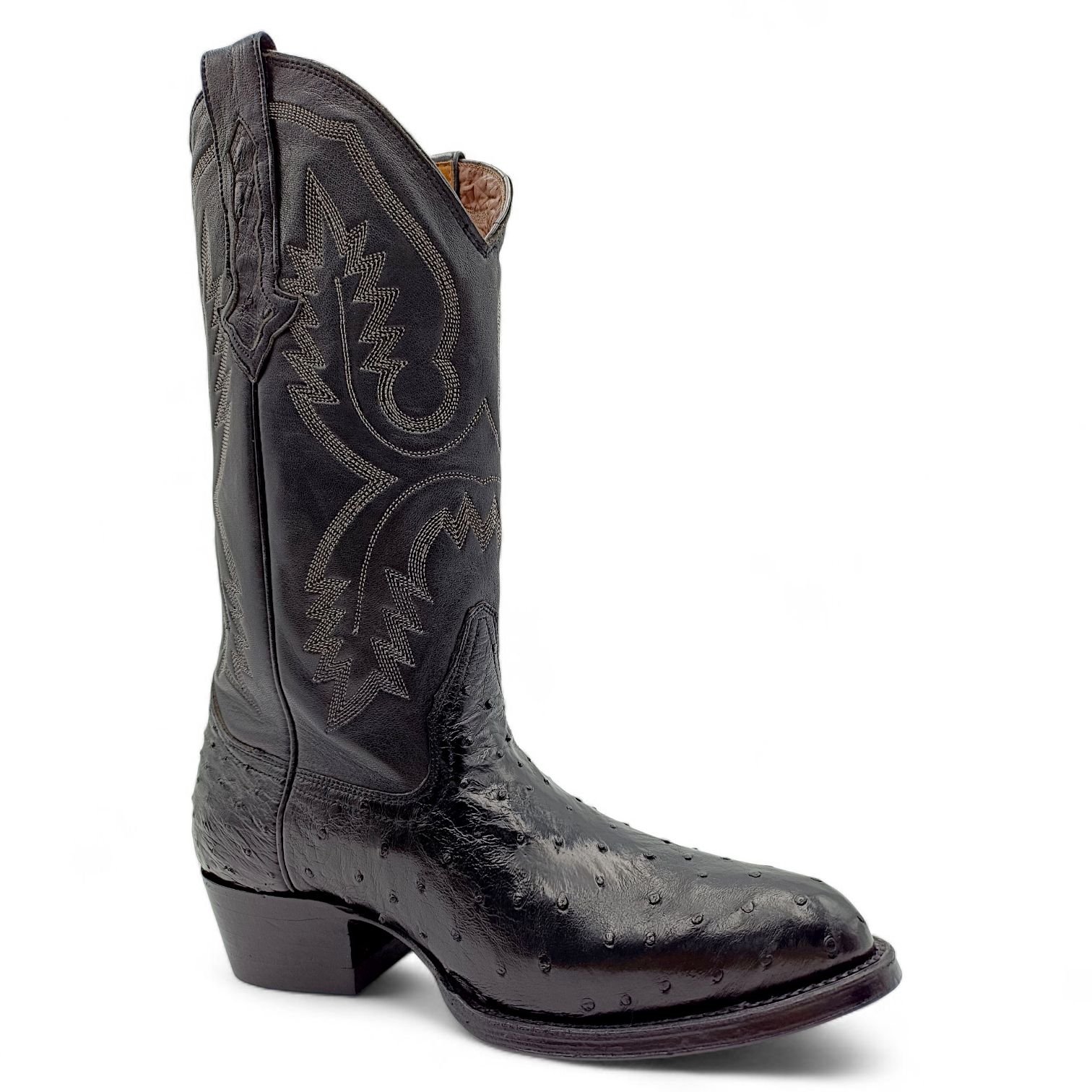 BOTA VAQUERA EN PIEL GENUINA DE AVESTRUZ PARA CABALLERO (MSN)
