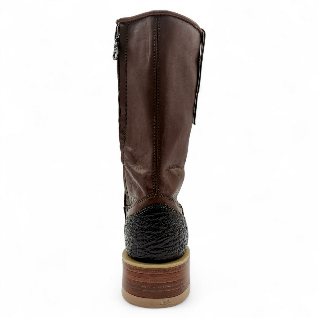 BOTA VAQUERA EN PIEL GENUINA DE TIBURÓN PARA CABALLERO (M)