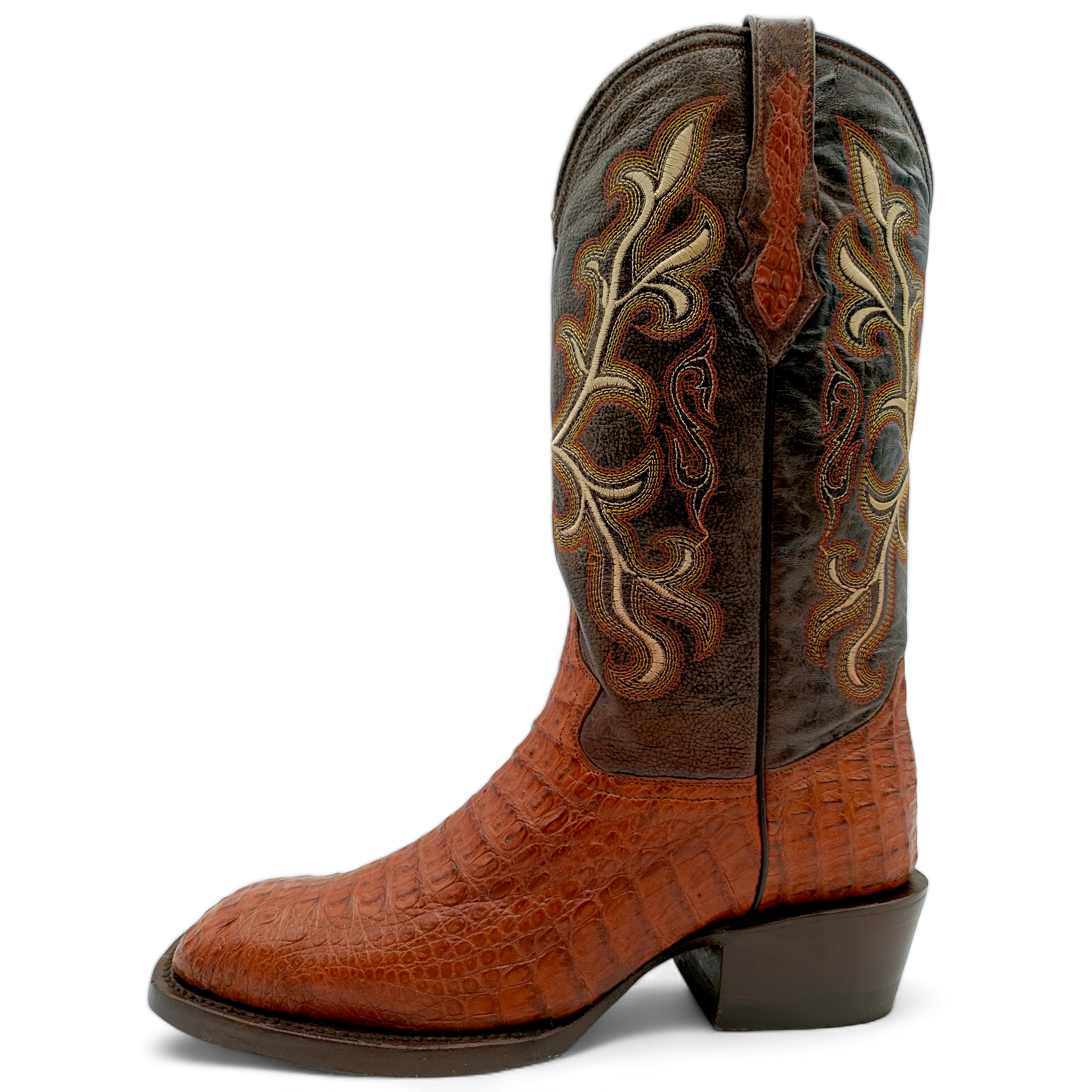 BOTA VAQUERA EN PIEL GENUINA DE CAIMAN PARA CABALLERO (M16)