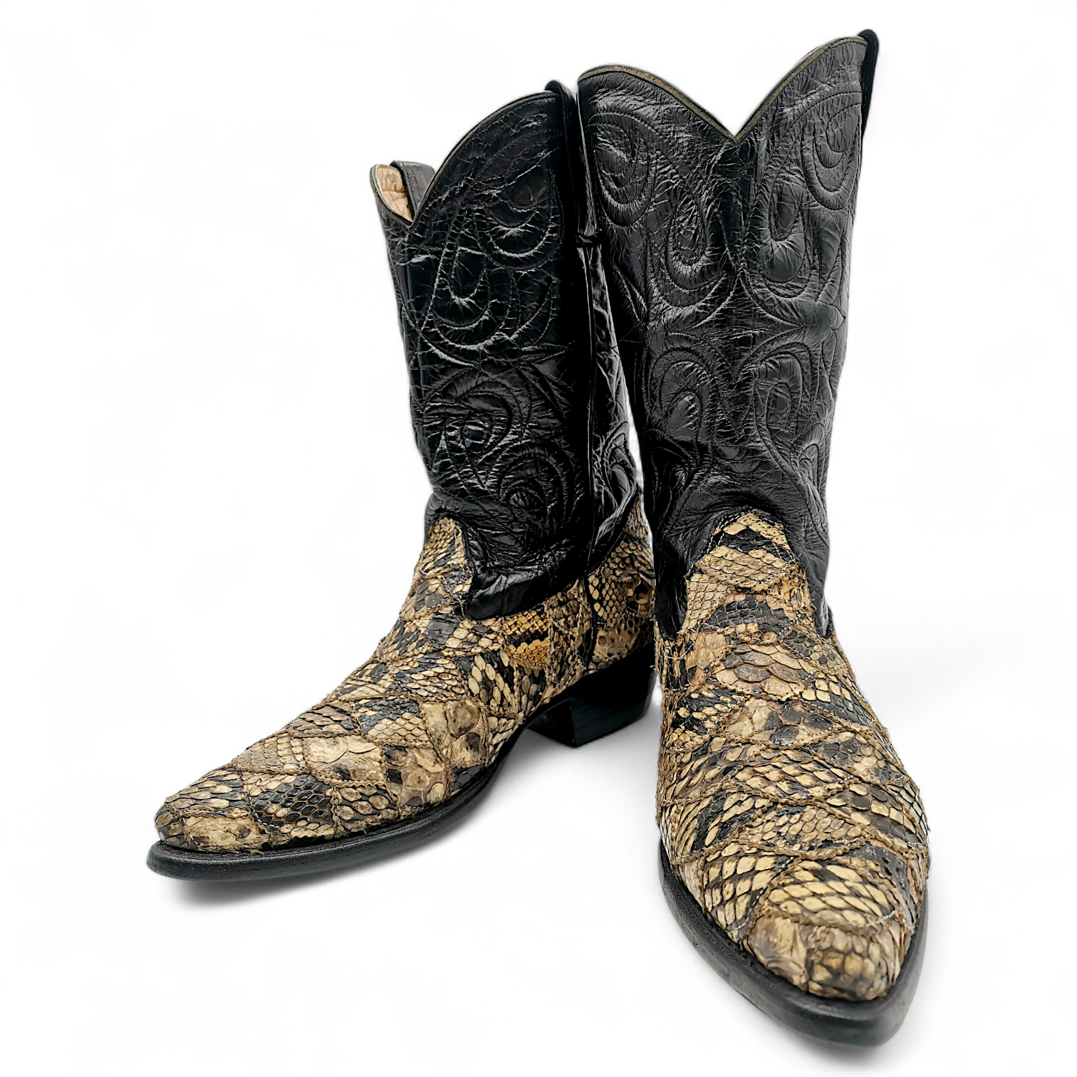 BOTA VAQUERA EN PIEL GENUINA DE PYTHON PARA CABALLERO (MSN)