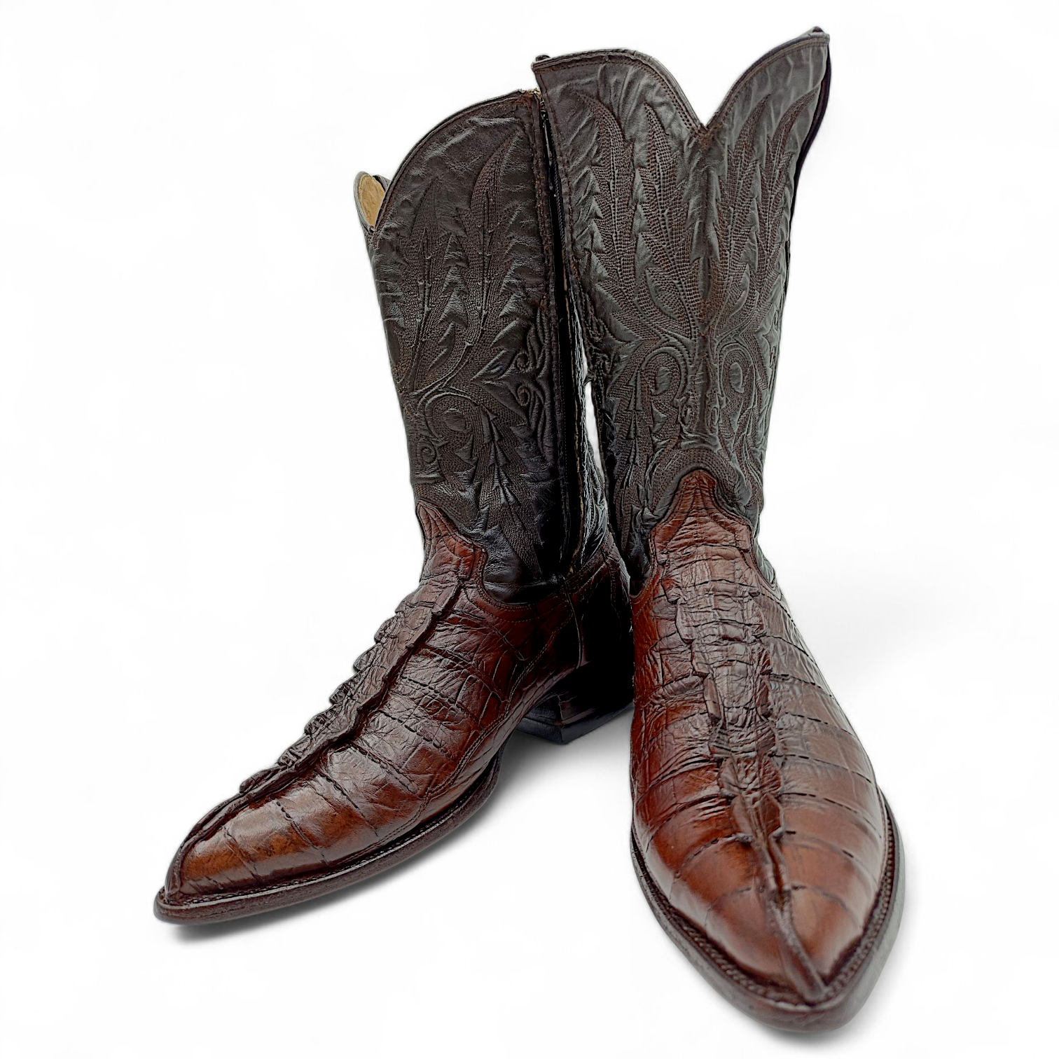 BOTA VAQUERA EN PIEL IMITACIÓN DE COCODRILO PARA CABALLERO (MSN)