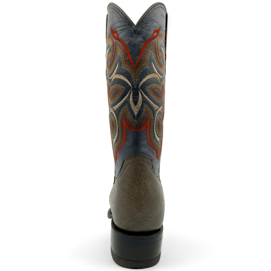 BOTA VAQUERA EN PIEL GENUINA DE AVESTRUZ PARA CABALLERO (M24)