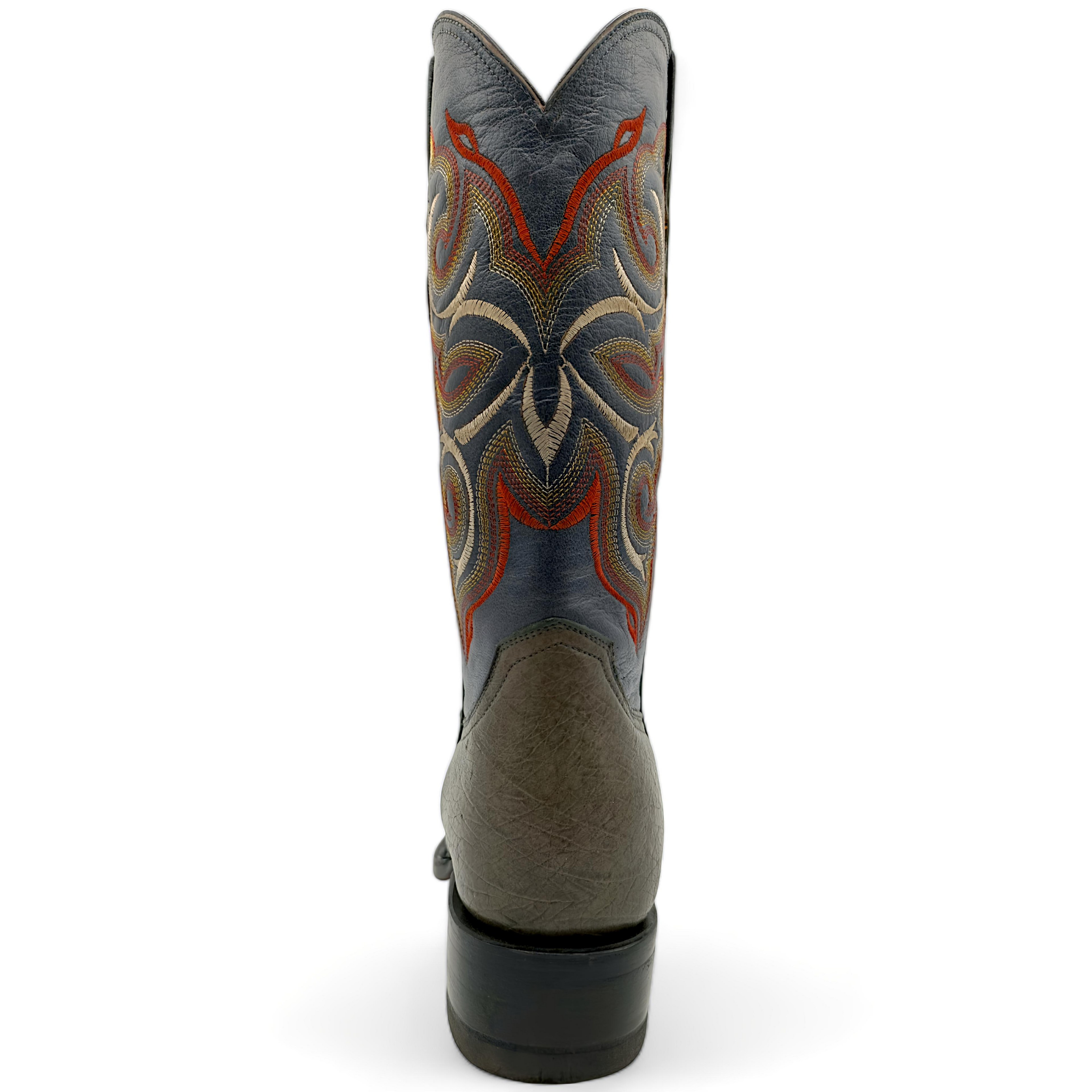 BOTA VAQUERA EN PIEL GENUINA DE AVESTRUZ PARA CABALLERO (M24)