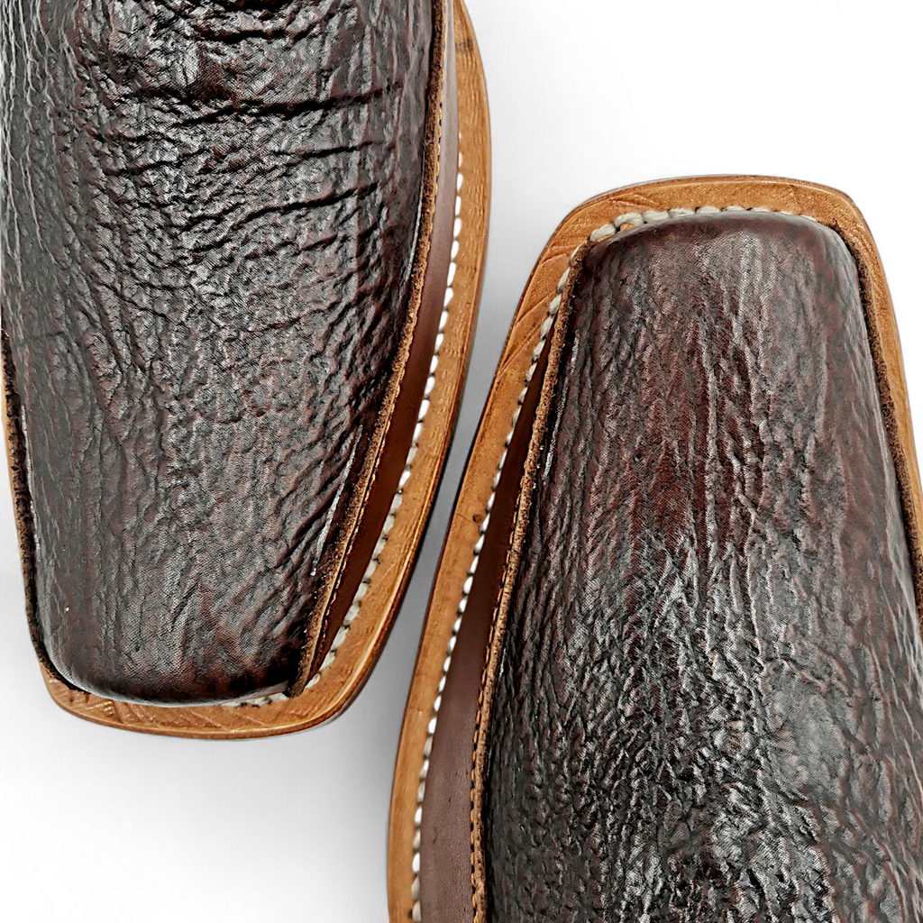 BOTA VAQUERA EN PIEL GENUINA DE TIBURÓN PARA CABALLERO (M)