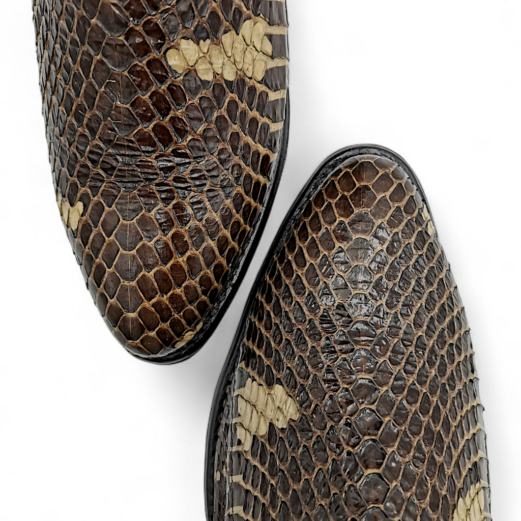 BOTA VAQUERA EN PIEL GENUINA DE COBRA PARA CABALLERO (MSN)