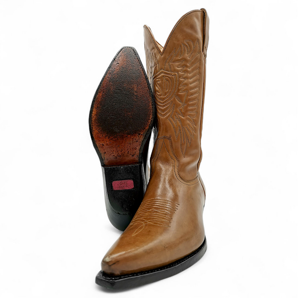 BOTA VAQUERA EN PIEL GENUINA DE VACA PARA CABALLERO (MSN)