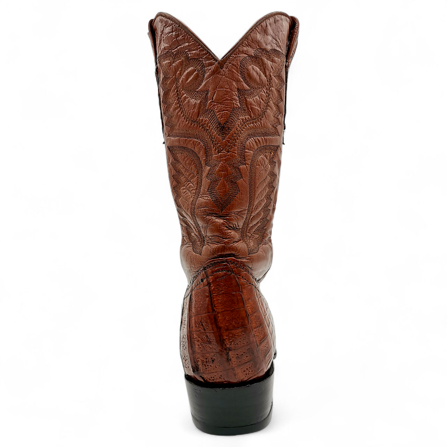 BOTA VAQUERA EN PIEL GENUINA DE COCODRILO PARA CABALLERO (MSN)