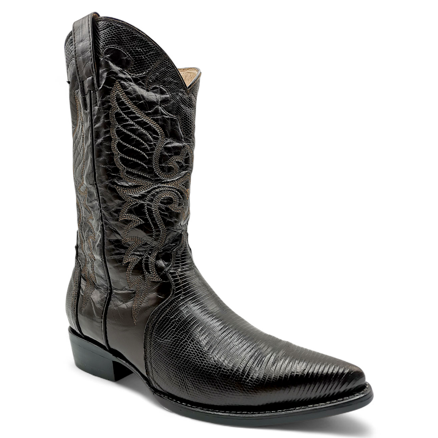 BOTA VAQUERA EN PIEL GENUINA DE LIZARD PARA CABALLERO (MSN)