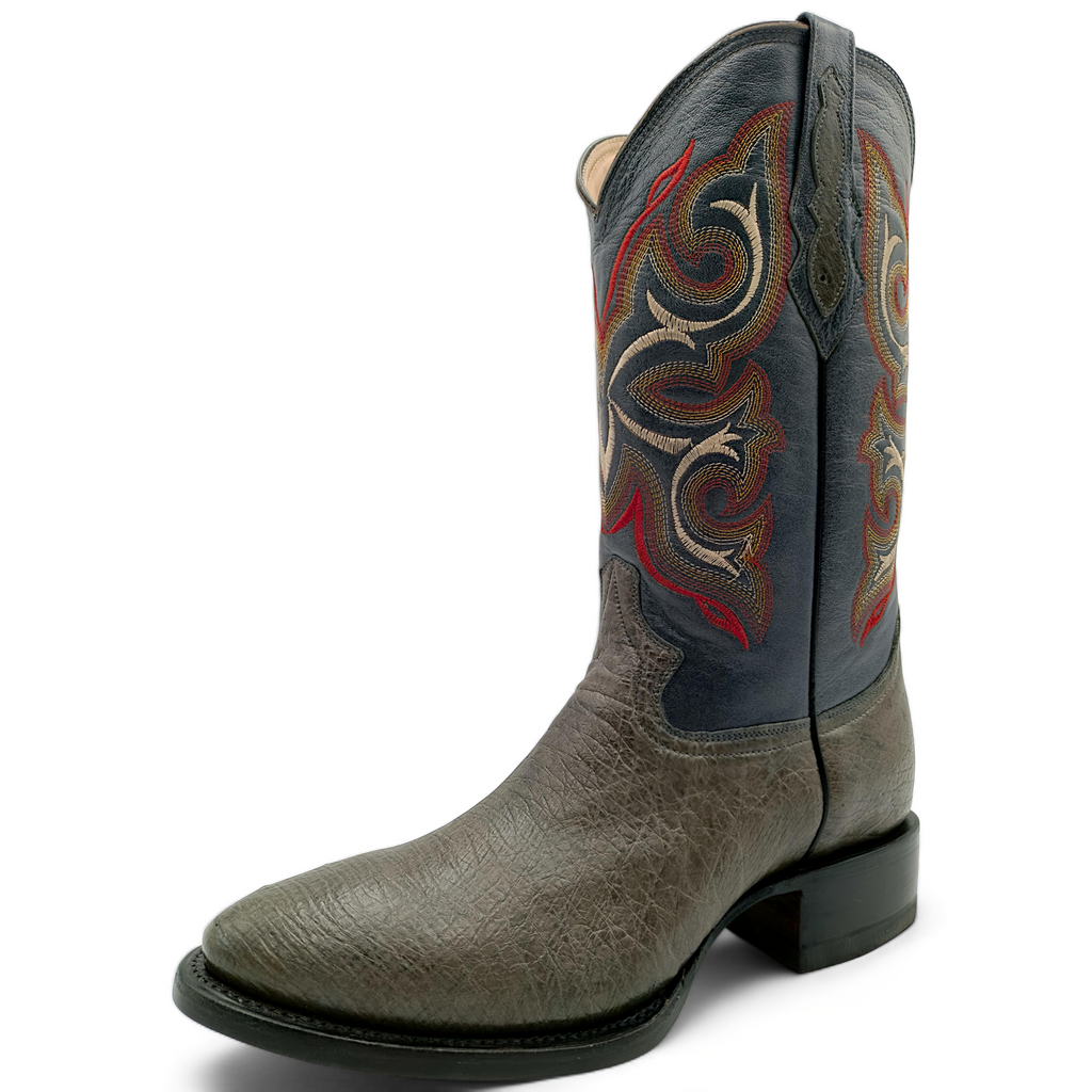 BOTA VAQUERA EN PIEL GENUINA DE AVESTRUZ PARA CABALLERO (M24)