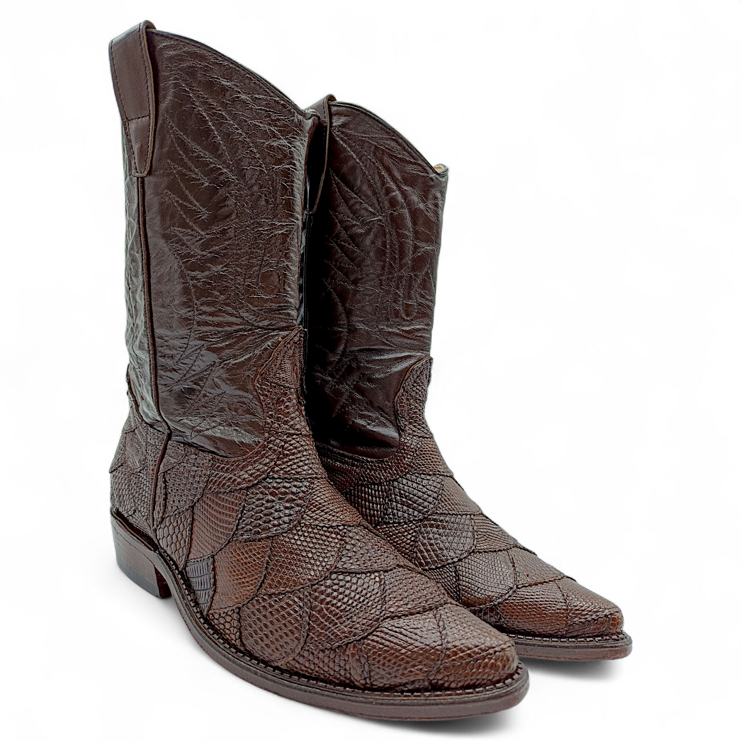 BOTA VAQUERA EN PIEL GENUINA DE LIZARD PARA CABALLERO (MSN)
