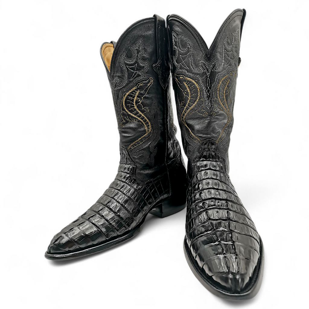 BOTA VAQUERA EN PIEL GENUINA DE COCODRILO PARA CABALLERO (MSN)