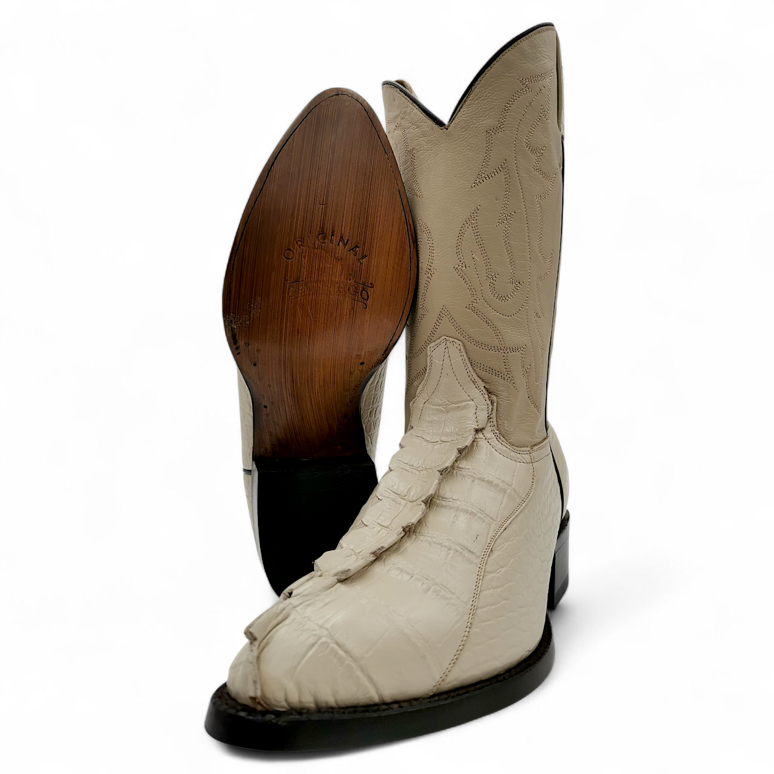 BOTA VAQUERA EN PIEL IMITACIÓN DE COCODRILO PARA CABALLERO (M)