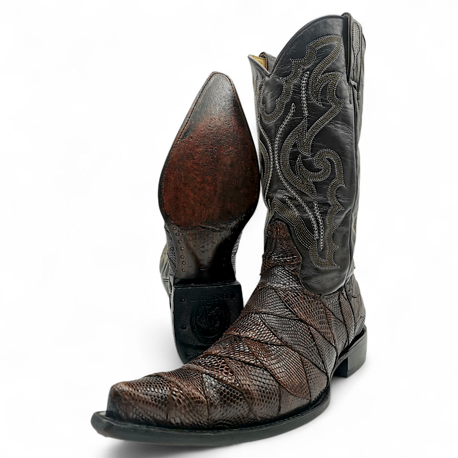 BOTA VAQUERA EN PIEL GENUINA DE LIZARD PARA CABALLERO (MSN)