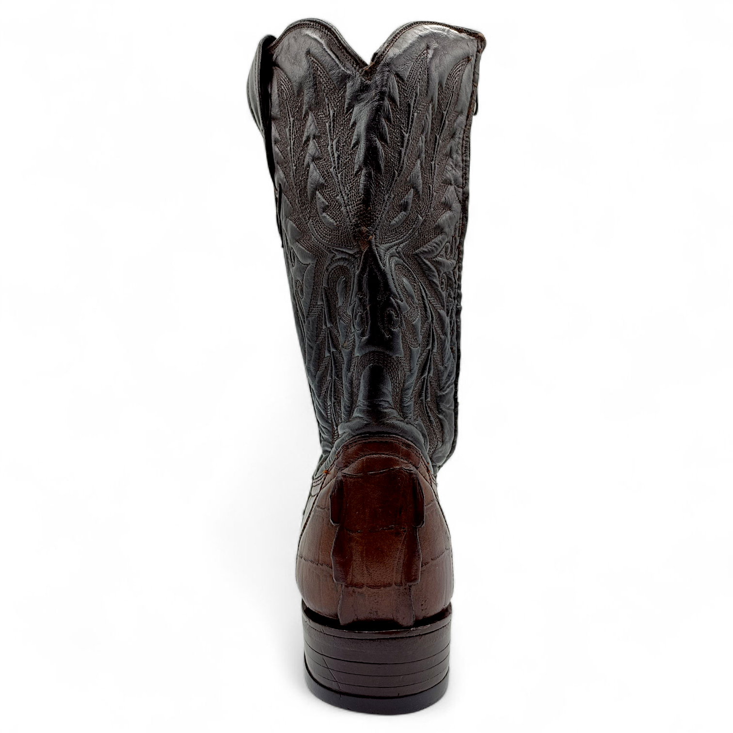BOTA VAQUERA EN PIEL IMITACIÓN DE COCODRILO PARA CABALLERO (MSN)