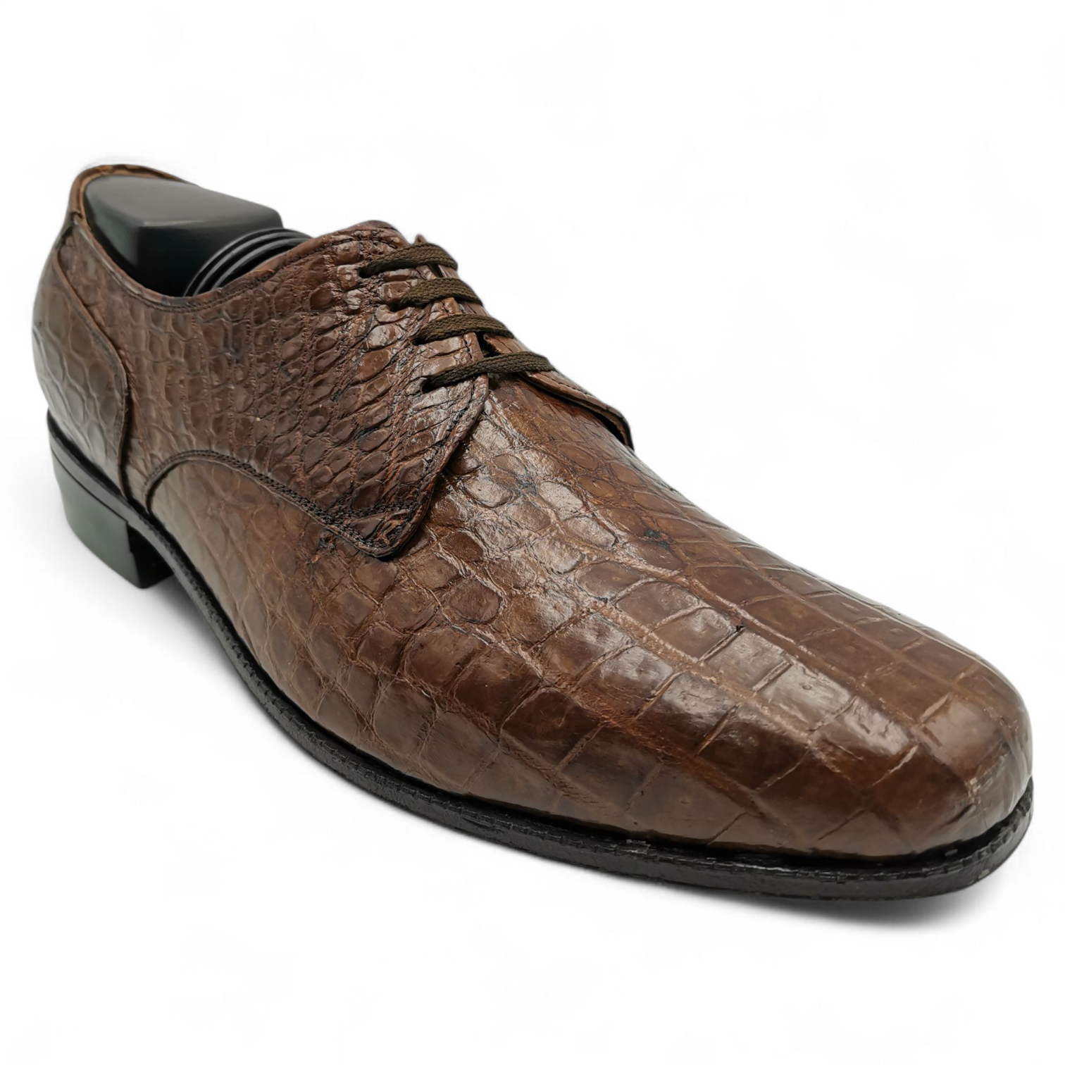 ZAPATO EN PIEL GENUINA DE COCODRILO PARA CABALLERO (MSN)
