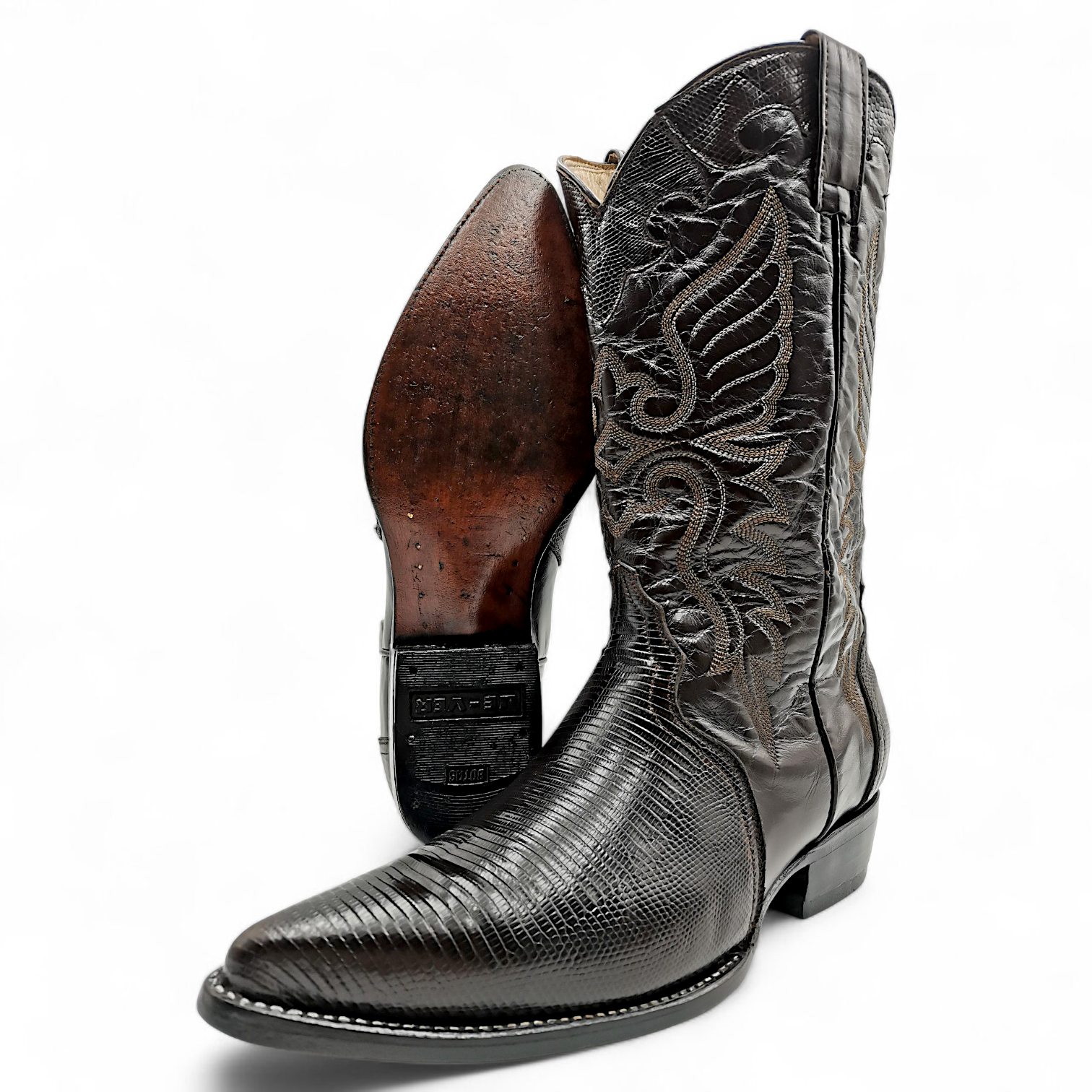 BOTA VAQUERA EN PIEL GENUINA DE LIZARD PARA CABALLERO (MSN)