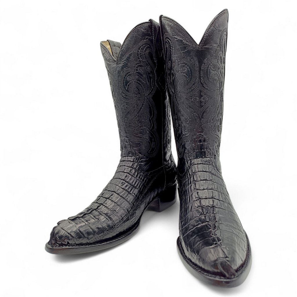 BOTA VAQUERA EN PIEL GENUINA DE COCODRILO PARA CABALLERO (MSN)