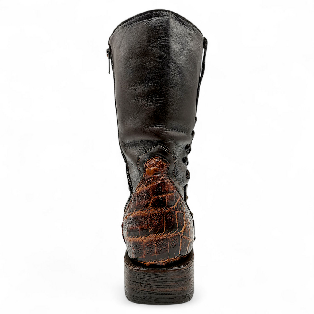 BOTA VAQUERA EN PIEL GENUINA DE COCODRILO PARA CABALLERO (MSN)