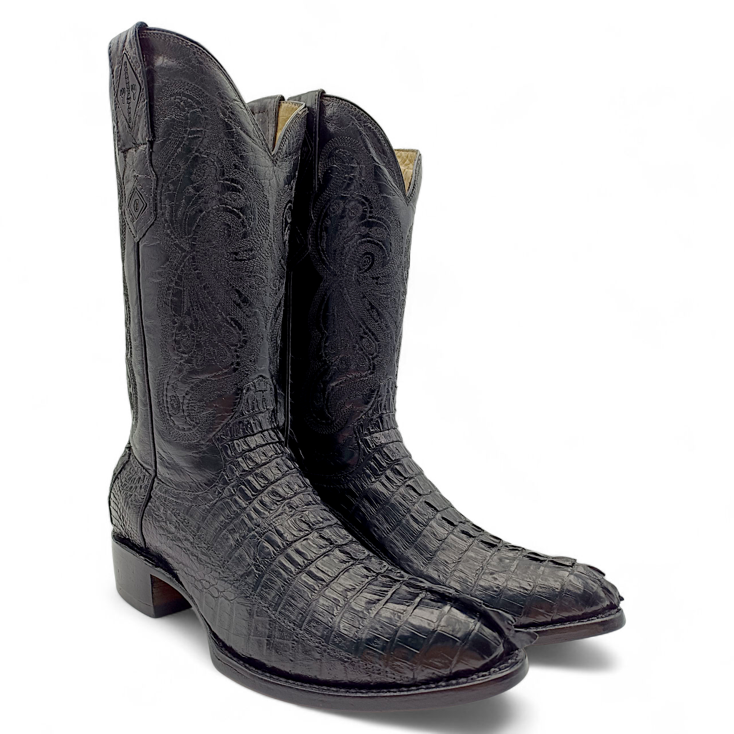 BOTA VAQUERA EN PIEL GENUINA DE COCODRILO PARA CABALLERO (MSN)