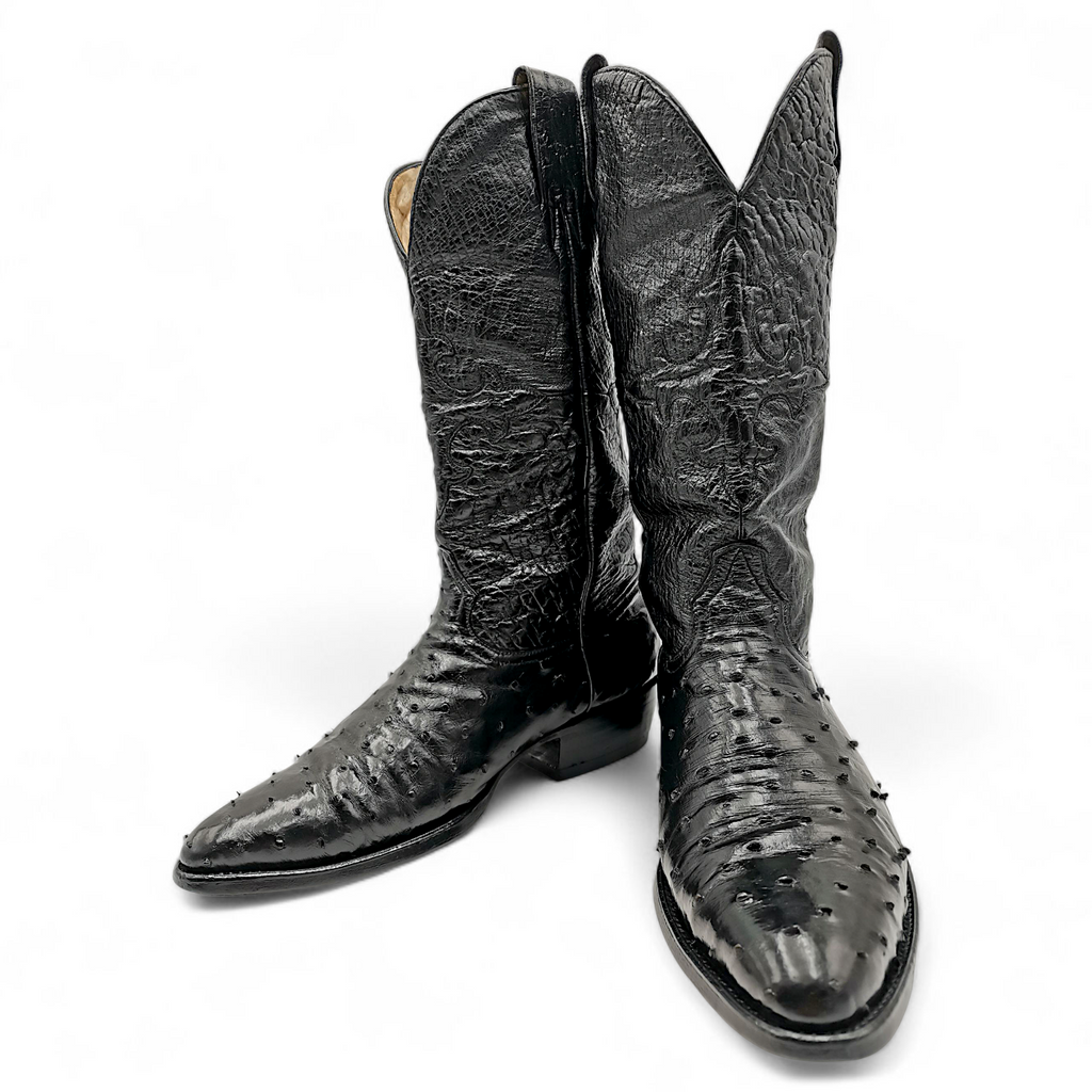 BOTA VAQUERA EN PIEL GENUINA DE AVESTRUZ PARA CABALLERO (MSN)