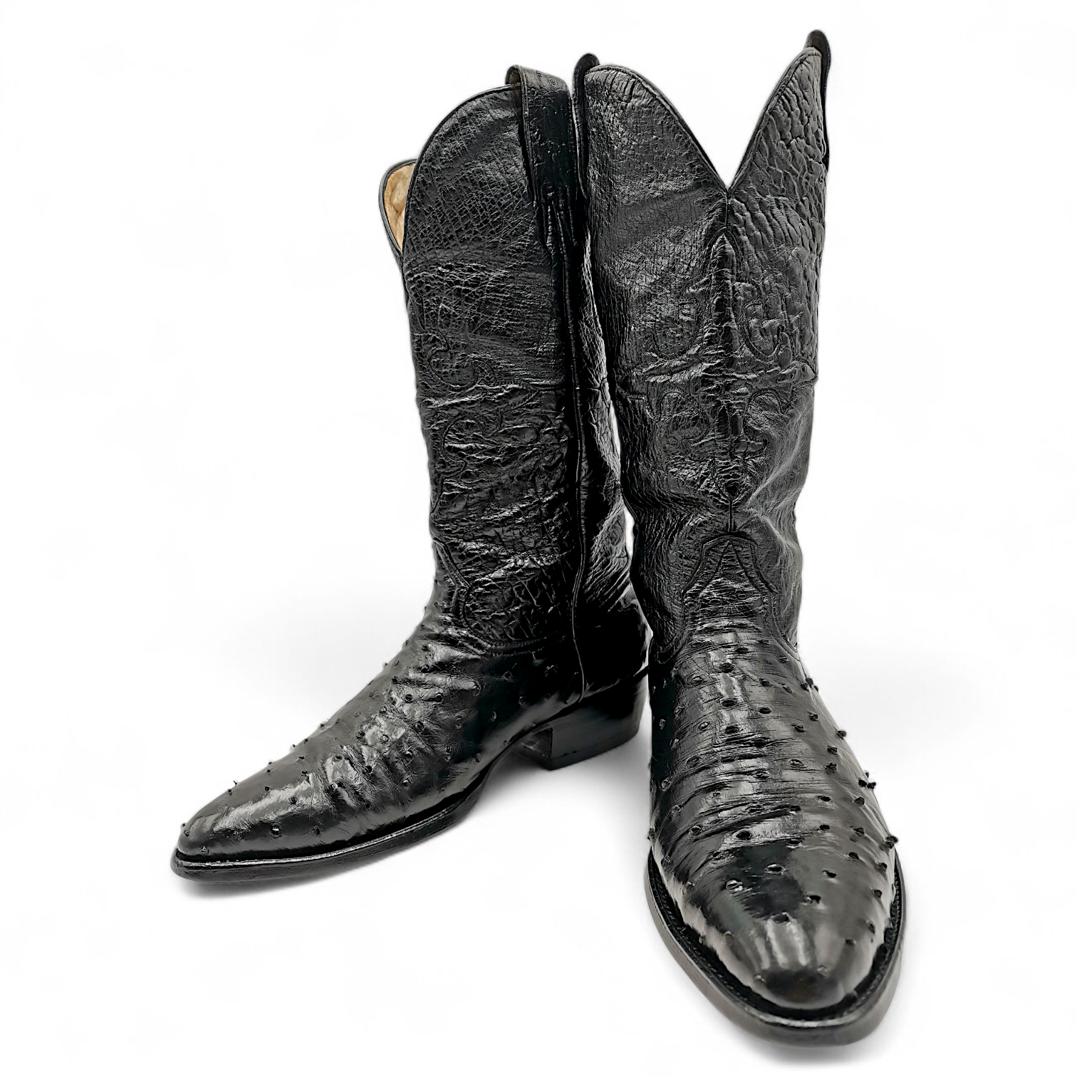BOTA VAQUERA EN PIEL GENUINA DE AVESTRUZ PARA CABALLERO (MSN)
