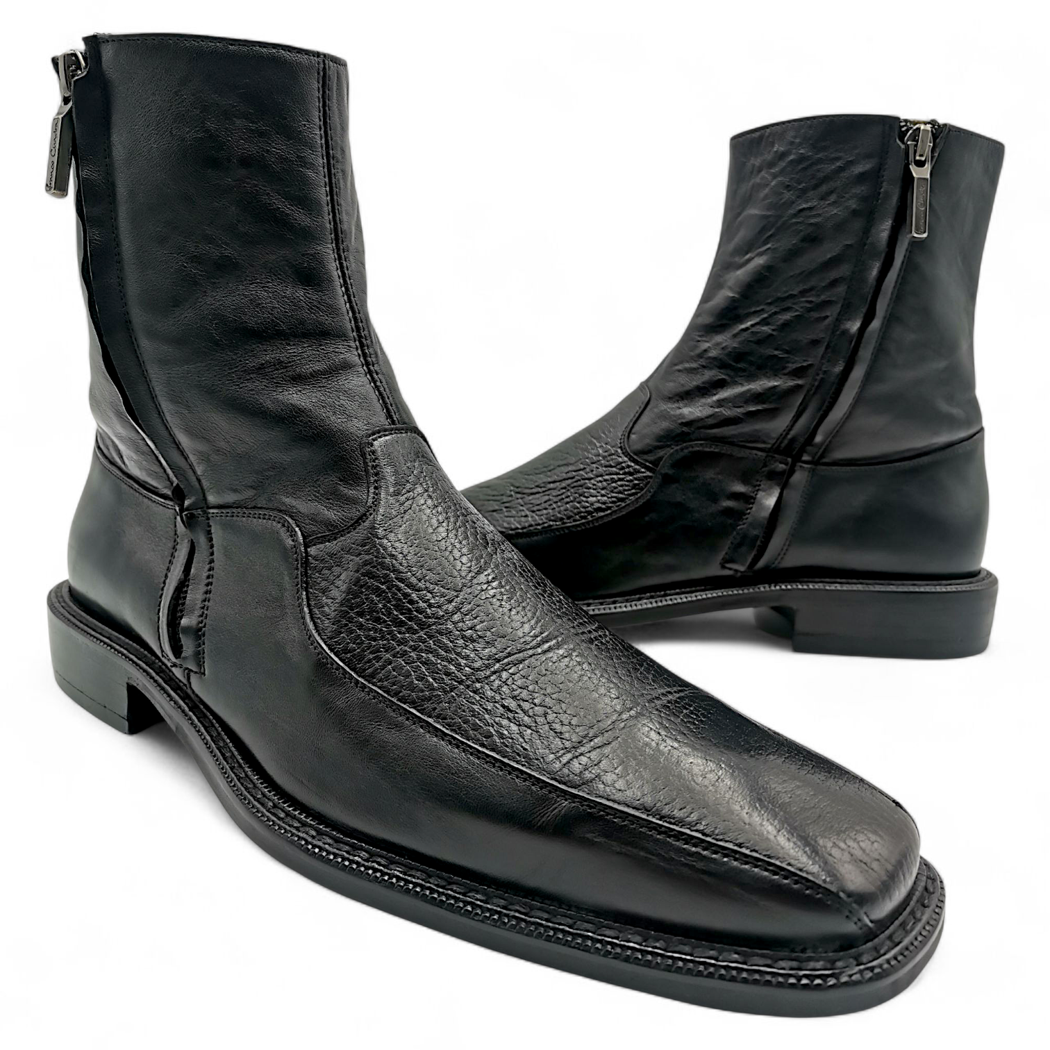 BOTA DE VESTIR EN PIEL GENUINA DE VENADO PARA CABALLERO (MSN)