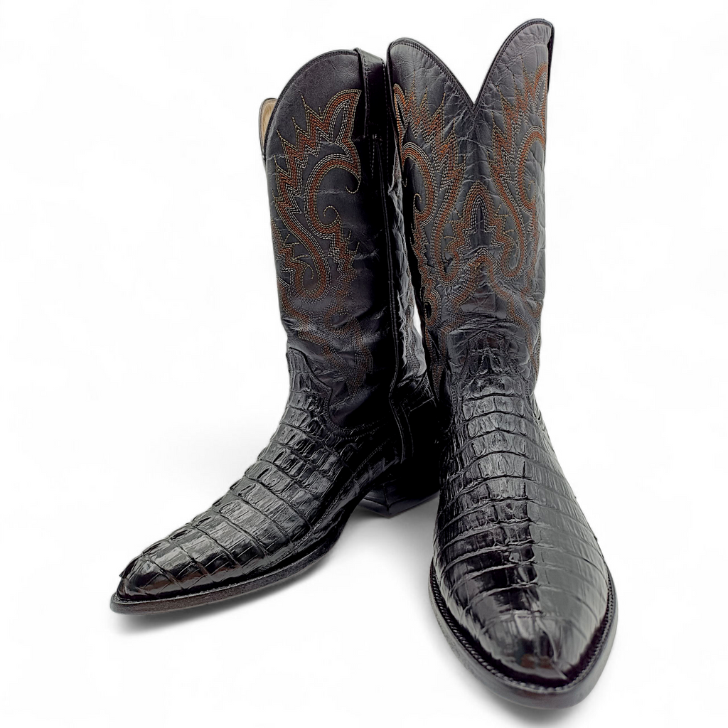 BOTA VAQUERA EN PIEL GENUINA DE COCODRILO PARA CABALLERO (MSN)