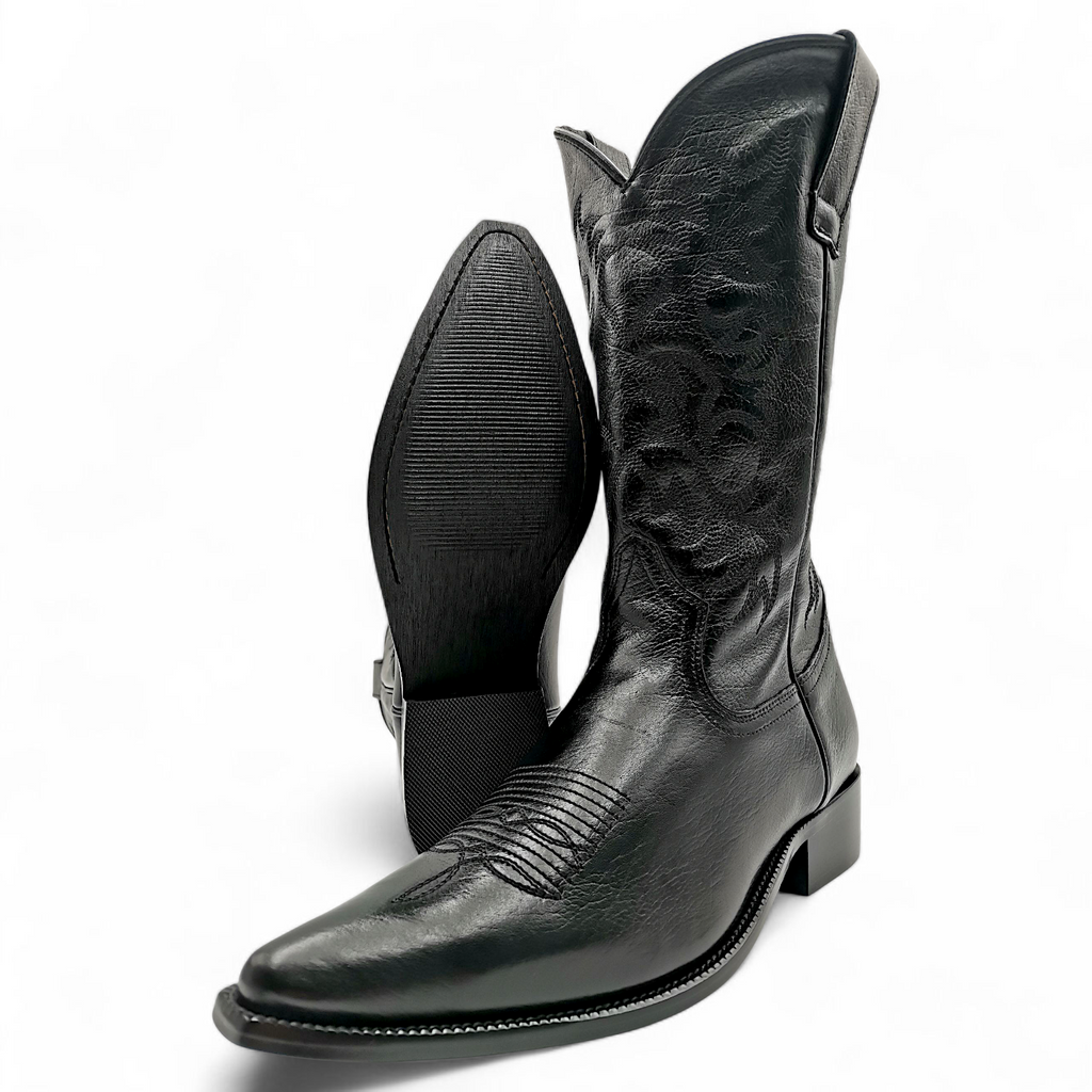 BOTA VAQUERA EN PIEL GENUINA DE VACA PARA CABALLERO (M)