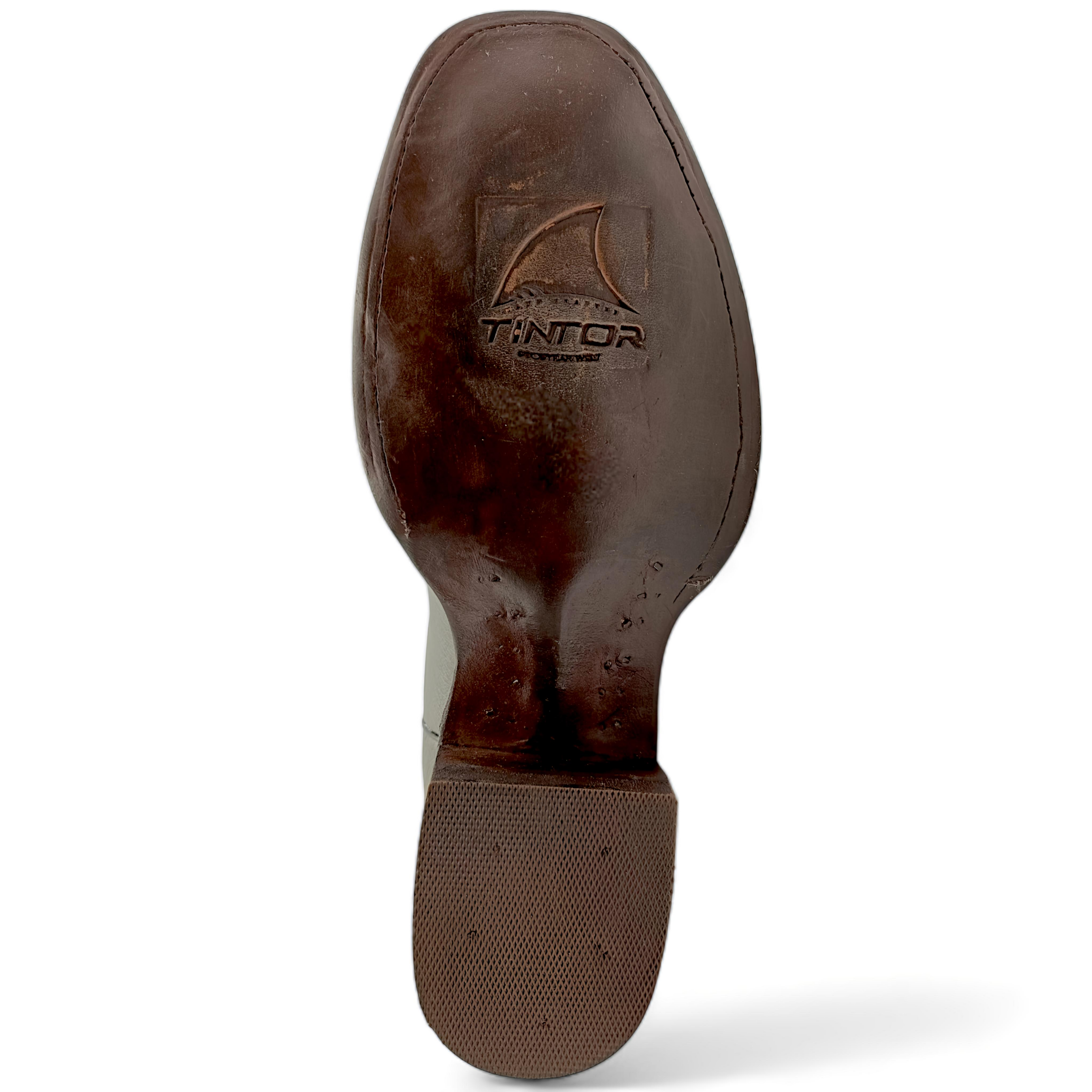 BOTA VAQUERA EN PIEL GENUINA DE AVESTRUZ PARA CABALLERO (M27)