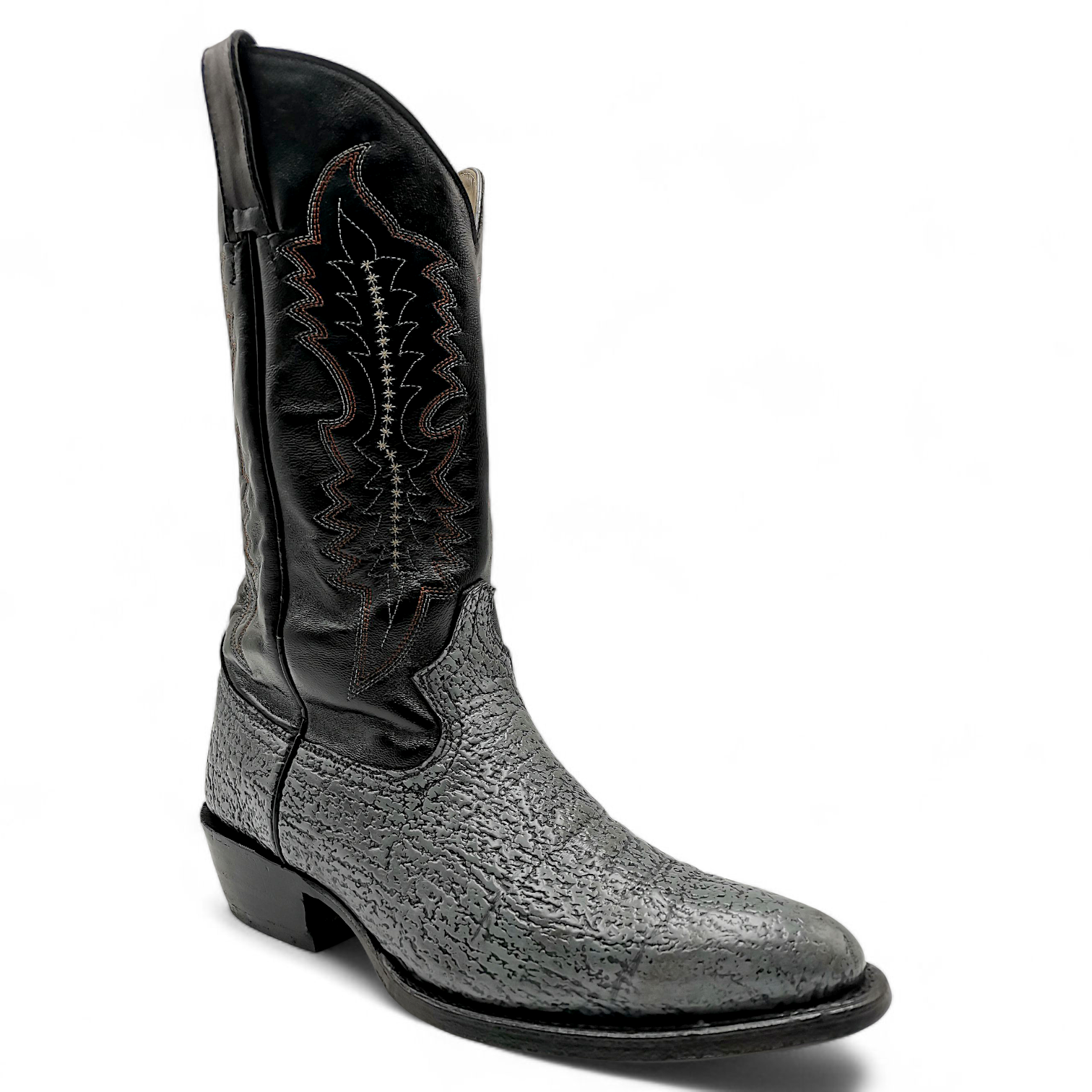 BOTA VAQUERA EN PIEL GENUINA DE TIBURÓN PARA CABALLERO (MSN)