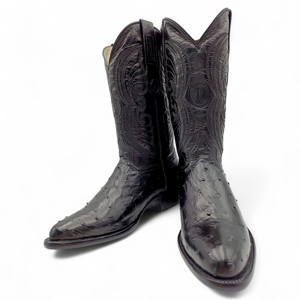 BOTA VAQUERA EN PIEL GENUINA DE AVESTRUZ PARA CABALLERO (MSN)