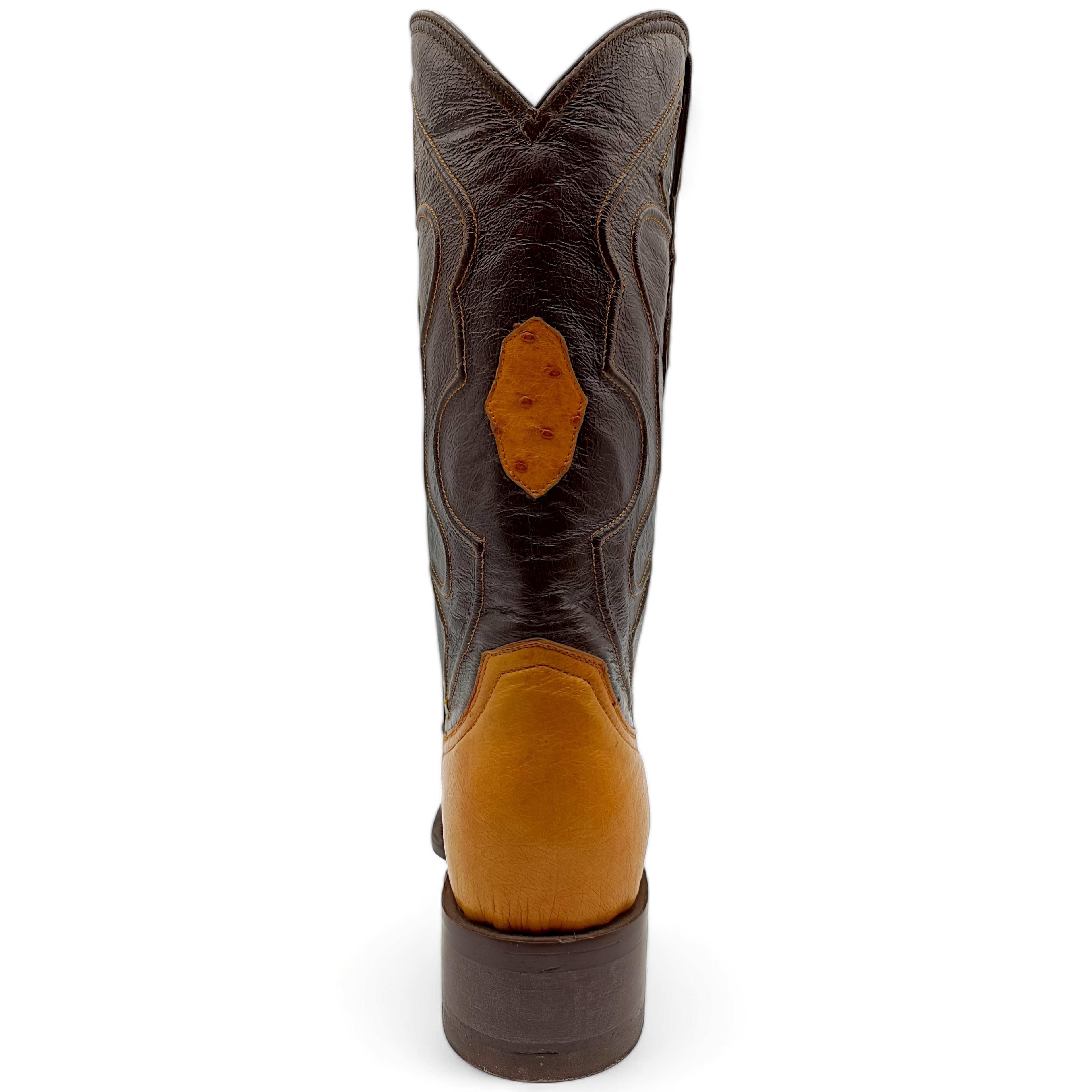 BOTA VAQUERA EN PIEL GENUINA DE AVESTRUZ PARA CABALLERO (M30)