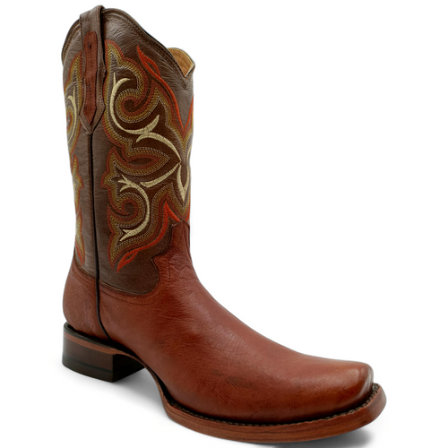 BOTA VAQUERA EN PIEL GENUINA DE AVESTRUZ PARA CABALLERO (M10)
