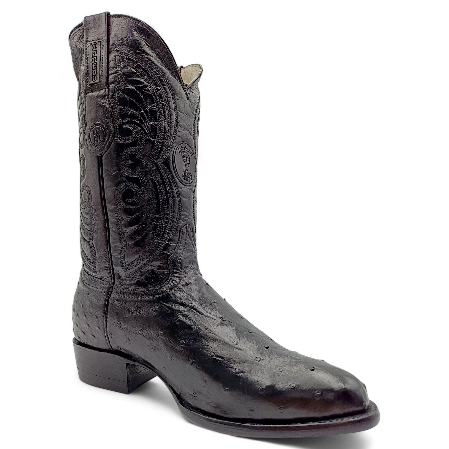 BOTA VAQUERA EN PIEL GENUINA DE AVESTRUZ PARA CABALLERO (MSN)