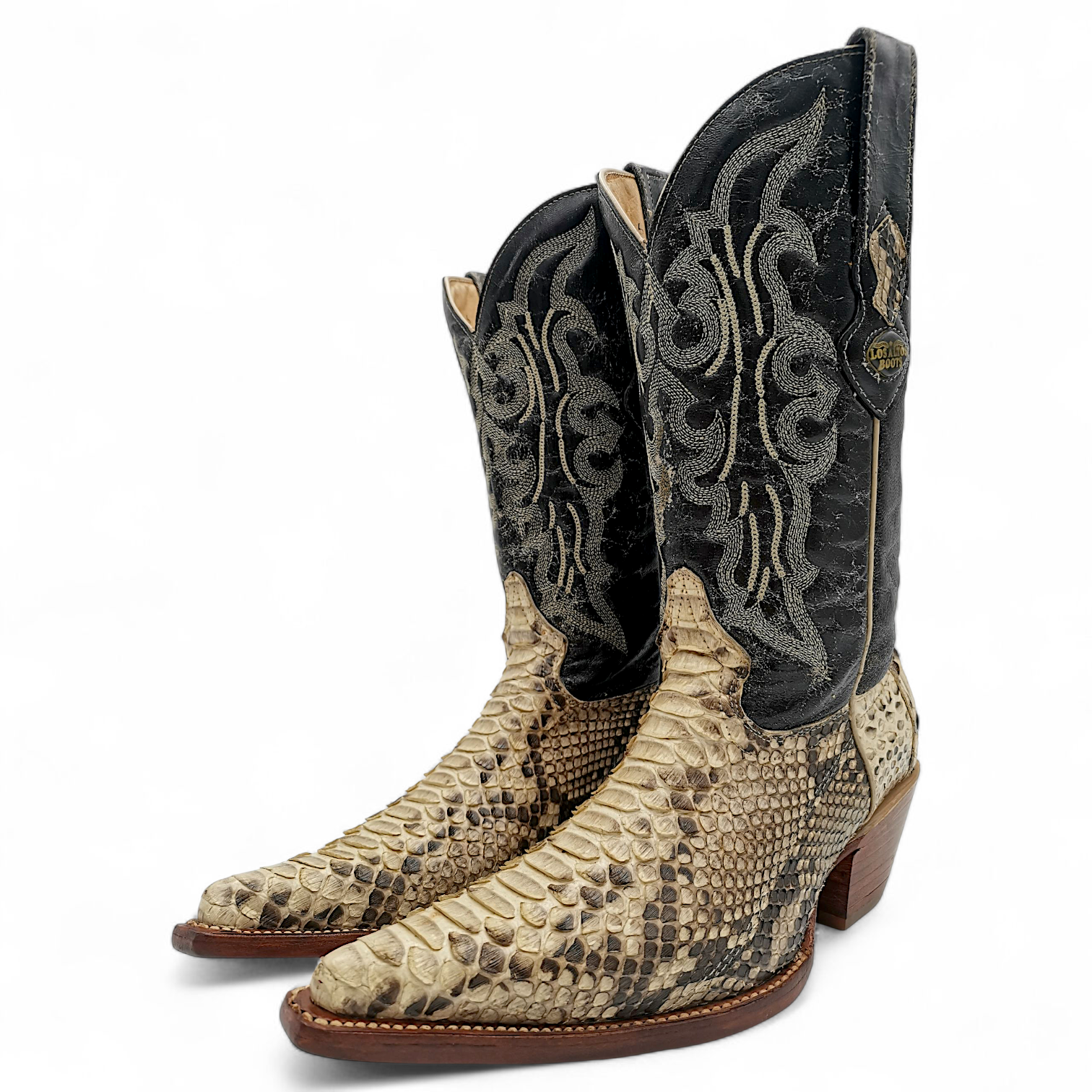 BOTA VAQUERA EN PIEL GENUINA DE PYTHON PARA CABALLERO (MSN)