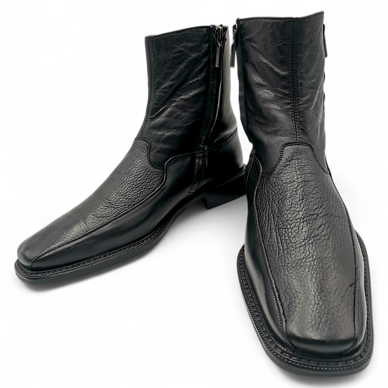 BOTA DE VESTIR EN PIEL GENUINA DE VENADO PARA CABALLERO (MSN)
