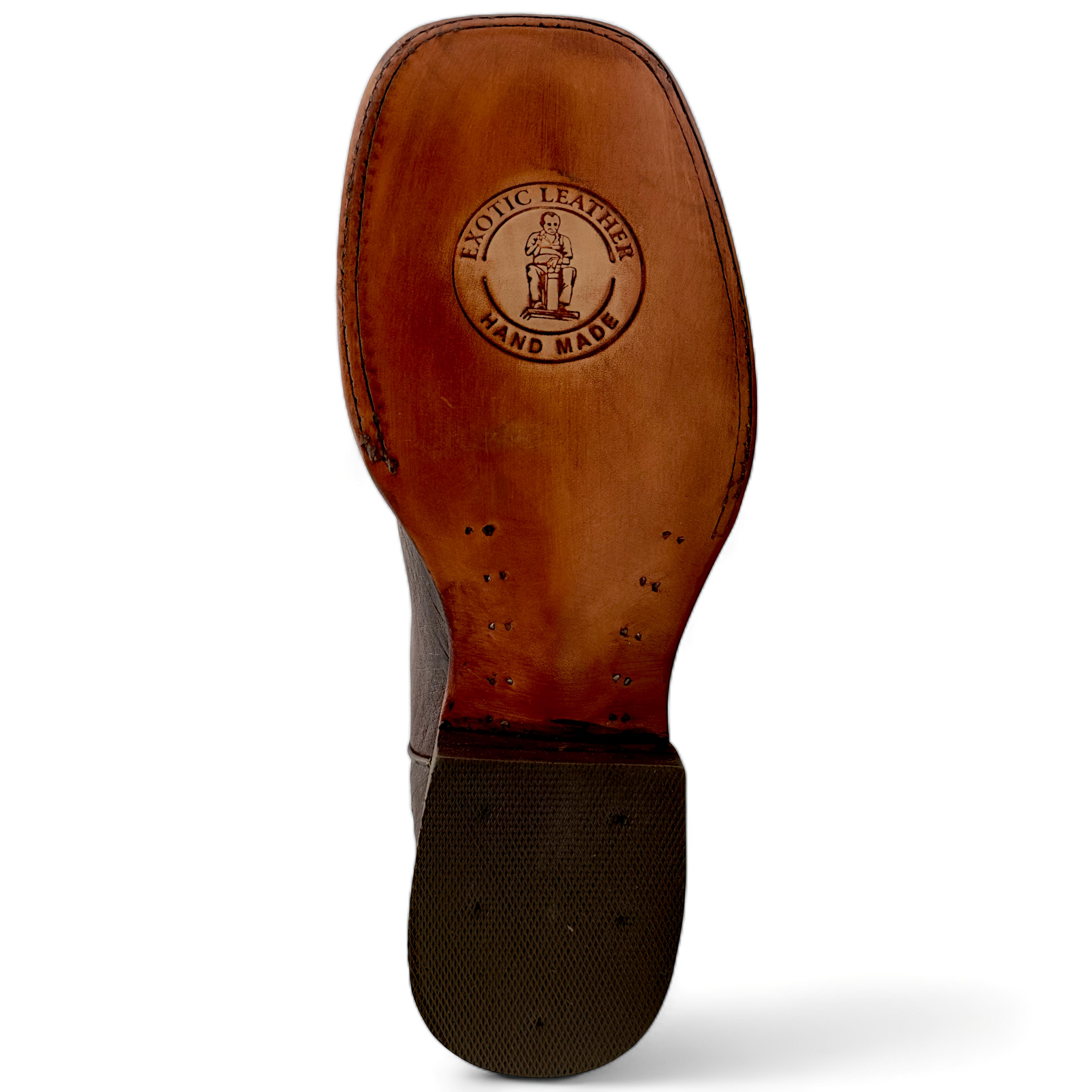 BOTA VAQUERA EN PIEL GENUINA DE AVESTRUZ PARA CABALLERO (M14)