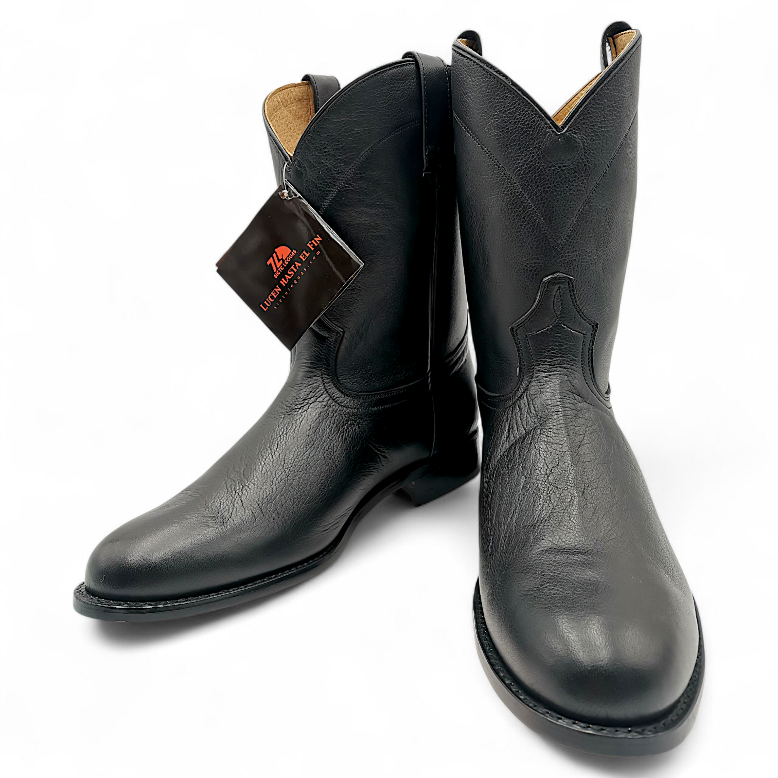BOTA VAQUERA EN PIEL GENUINA DE VENADO PARA CABALLERO (M)