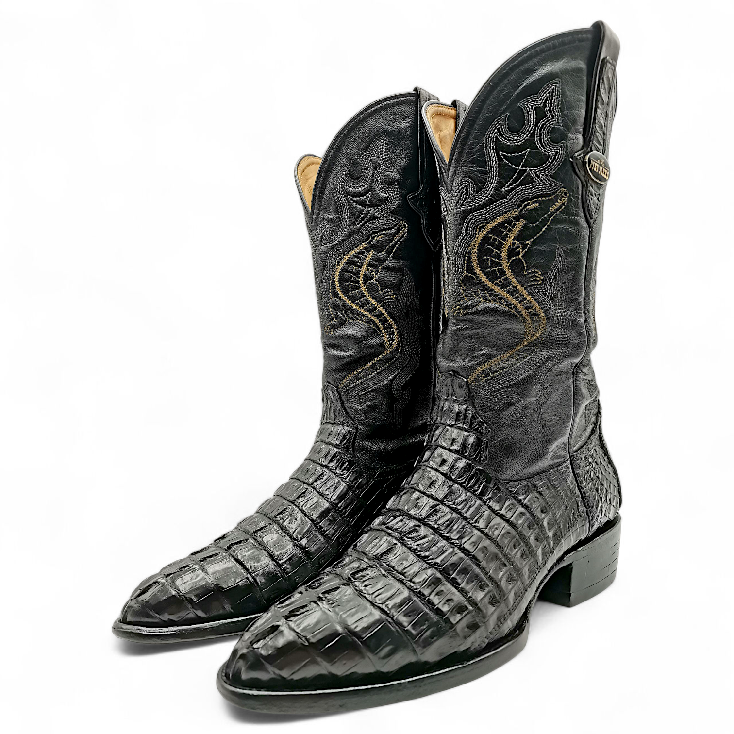 BOTA VAQUERA EN PIEL GENUINA DE COCODRILO PARA CABALLERO (MSN)
