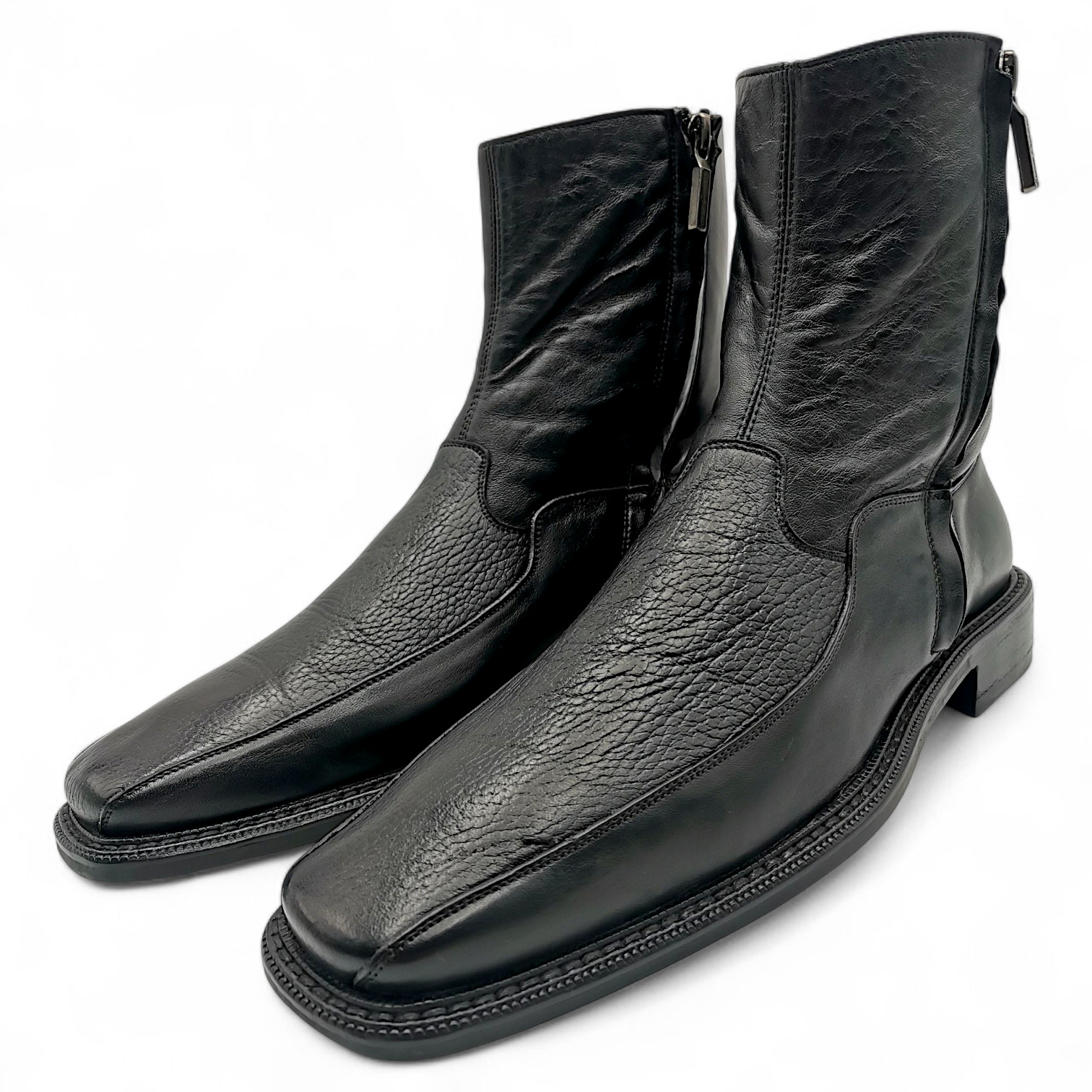 BOTA DE VESTIR EN PIEL GENUINA DE VENADO PARA CABALLERO (MSN)