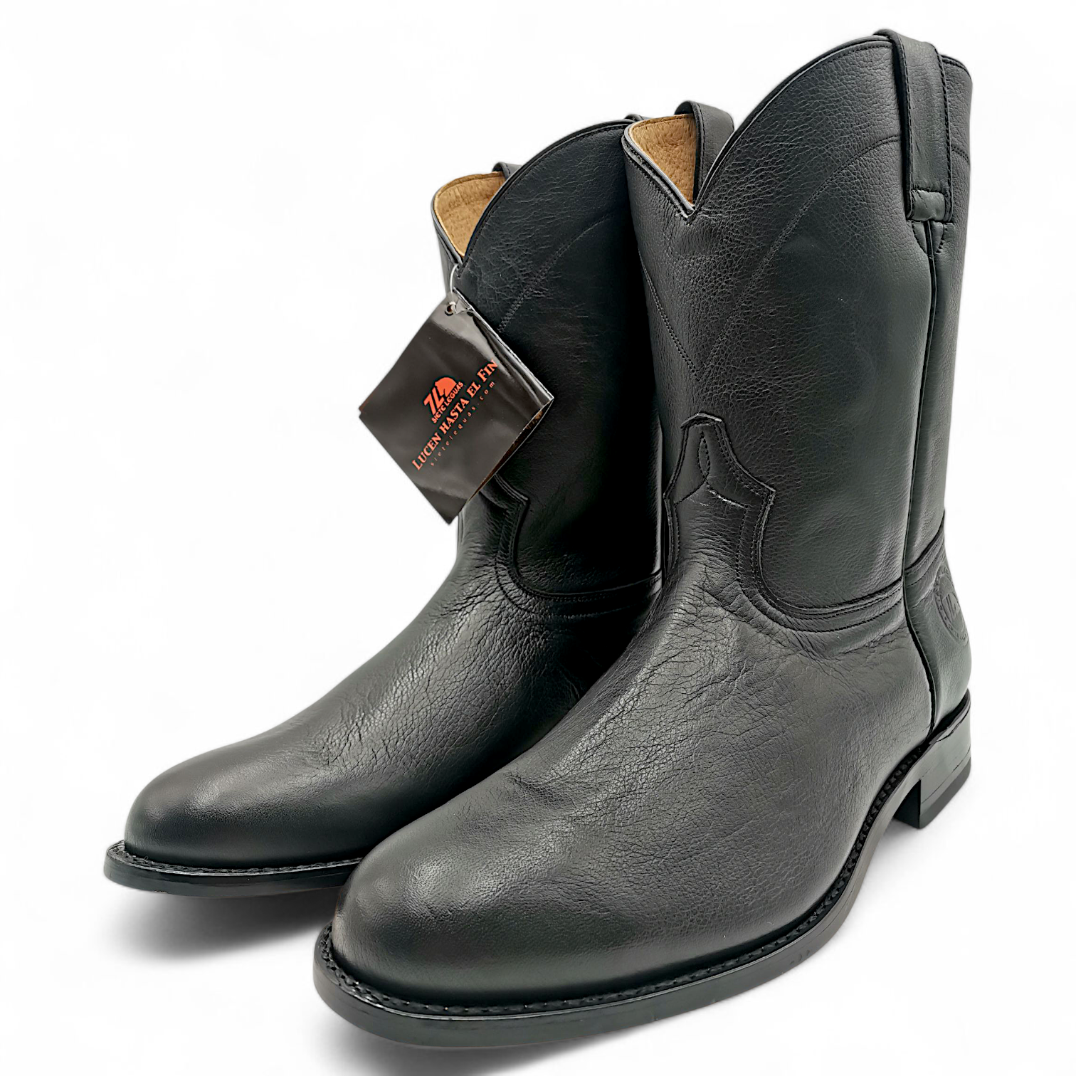 BOTA VAQUERA EN PIEL GENUINA DE VENADO PARA CABALLERO (M)