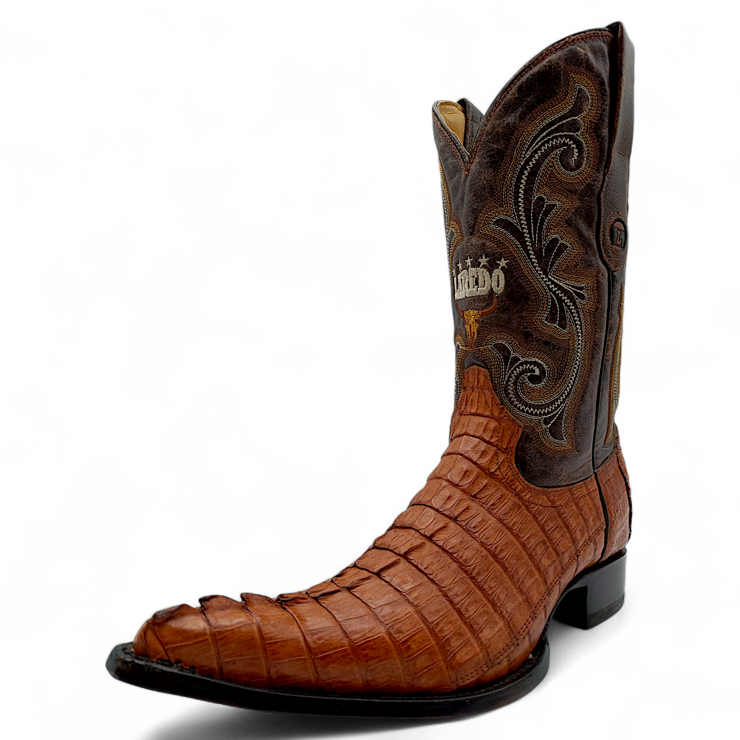 BOTA VAQUERA EN PIEL GENUINA DE COCODRILO PARA CABALLERO (MSN)