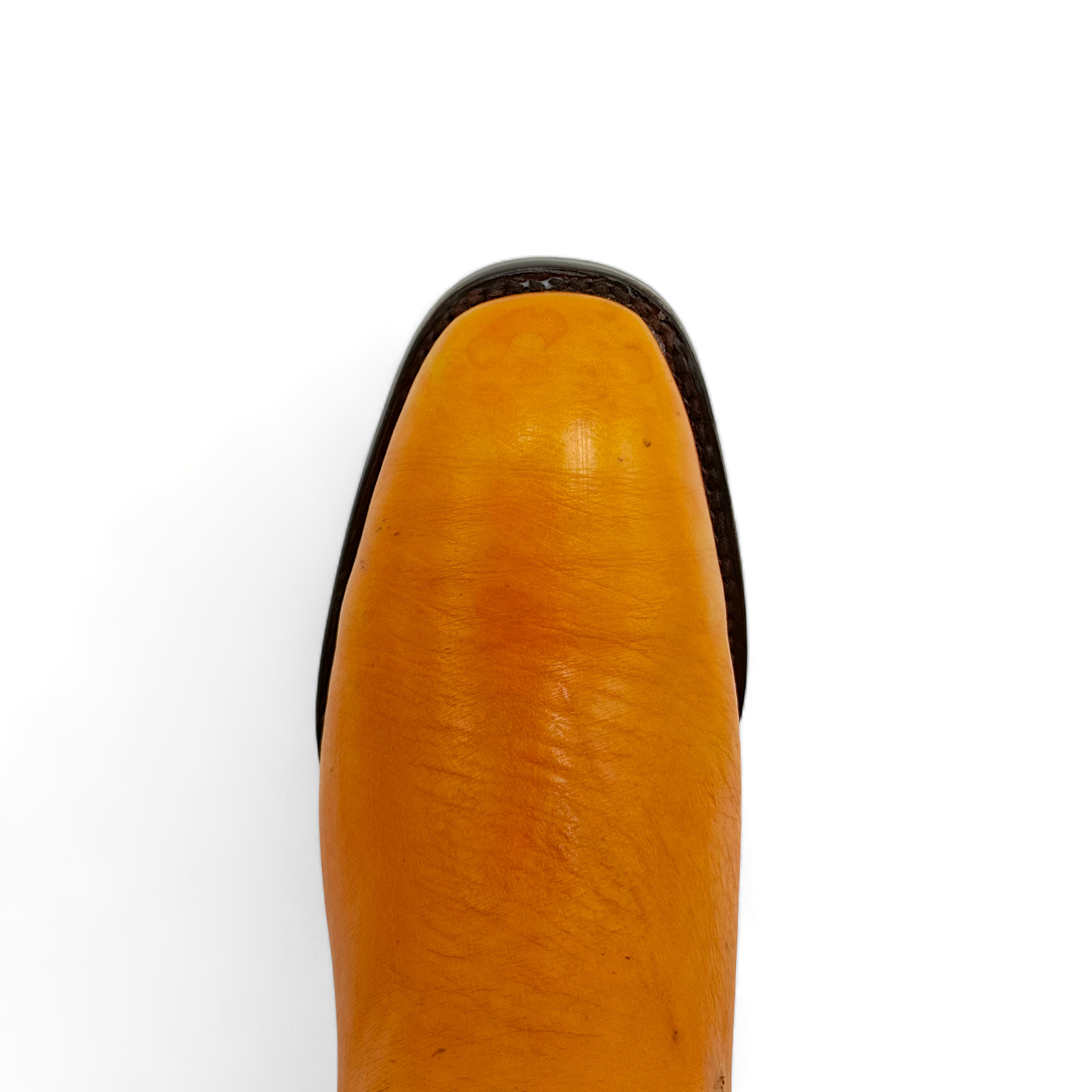 BOTA VAQUERA EN PIEL GENUINA DE AVESTRUZ PARA CABALLERO (M21)